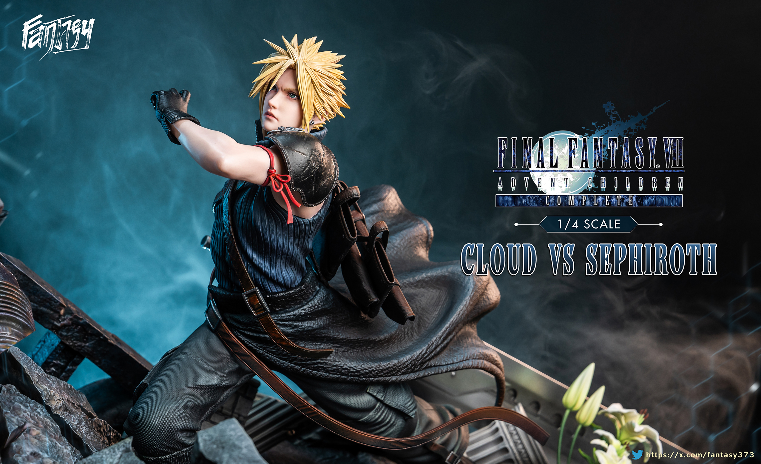 【Pre-sale】1/4 Scale Sephiroth vs Cloud-(FF7) Final Fantasy-Fantasy Studio