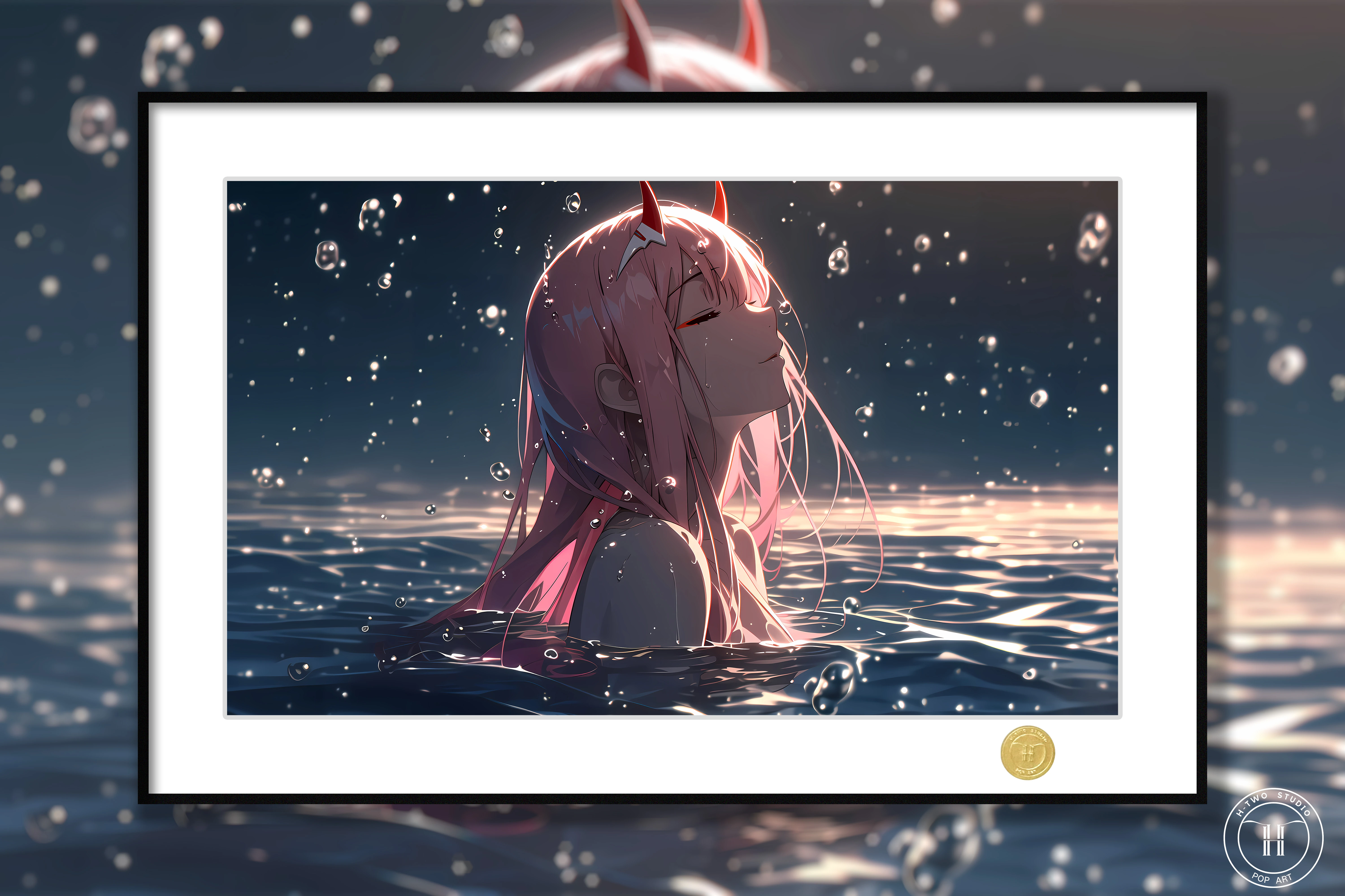 【Pre-sale】Decorative Painting of  Zero Two under Water-DARLING in the FRANXX-H2 Studio