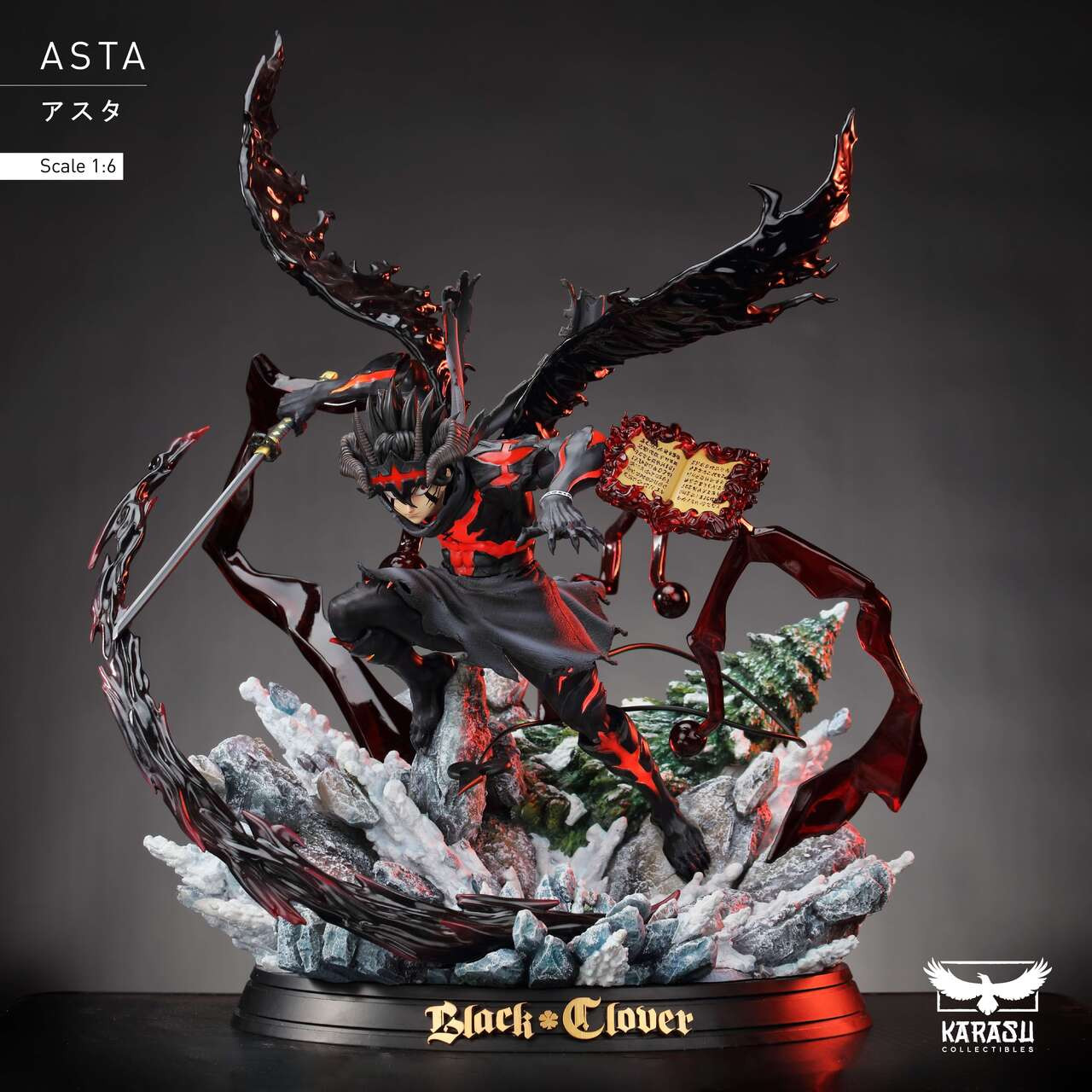 【Pre-sale】1/6 Scale Asta with LED-Black Clover-Karasu Collectibles Studio