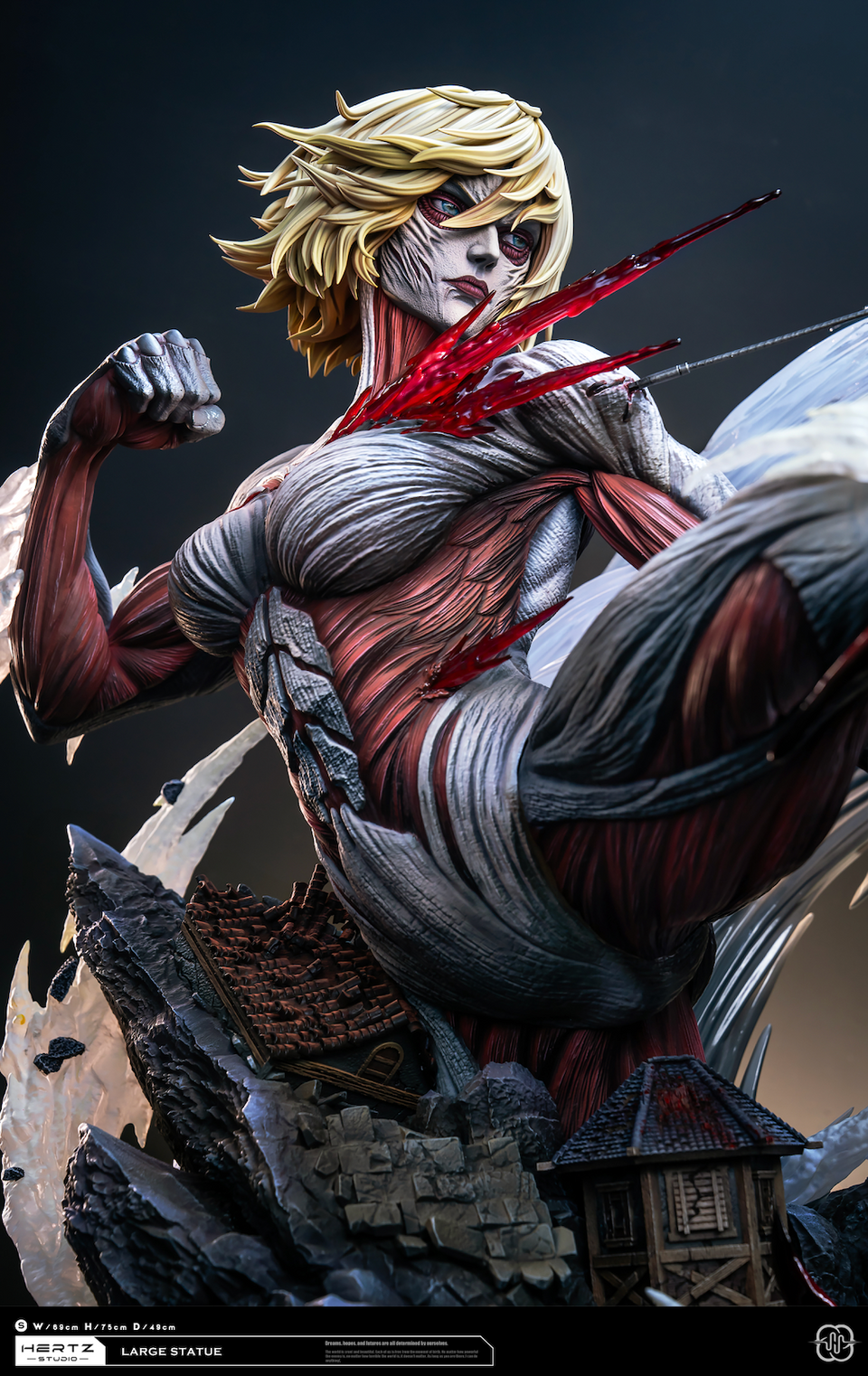 【Pre-sale】Mikasa Ackerman VS Female Titan-Attack on Titan-Hertz Studio