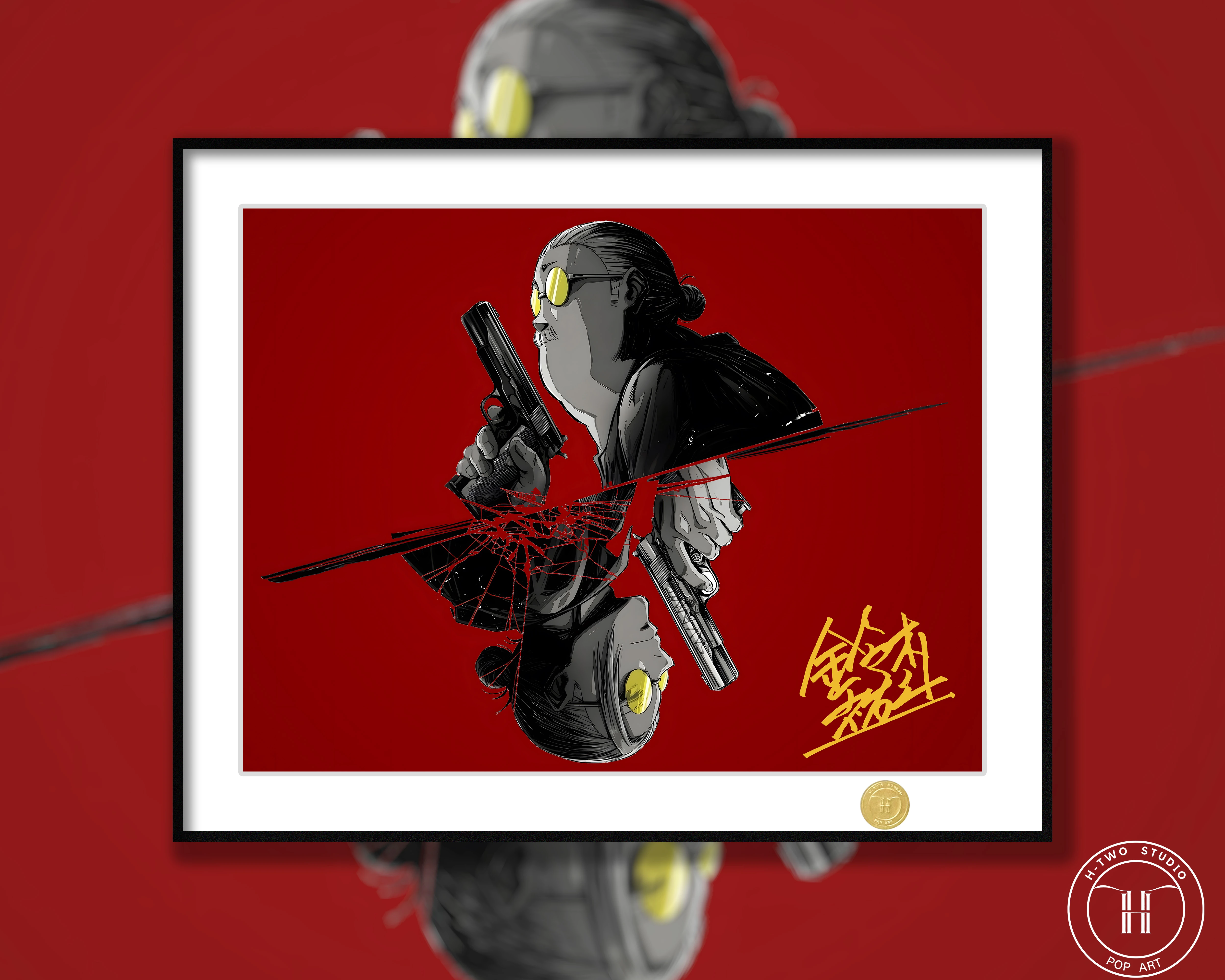 【Pre-sale】Decorative Painting of Sakamoto Days-Haven’t You Heard? I’m Sakamoto-H2 Studio