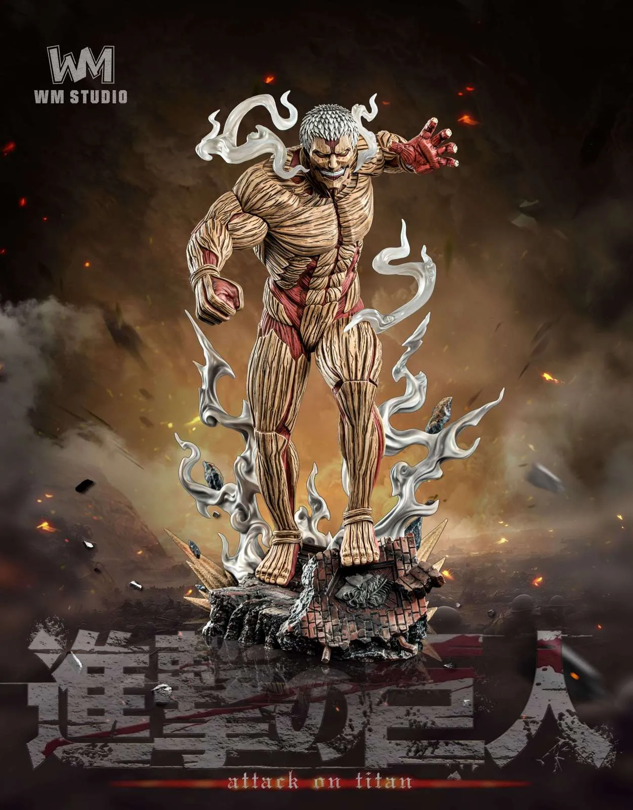 【Pre-sale】The Armored Titan with LED-Attack On Titan-WM Studio