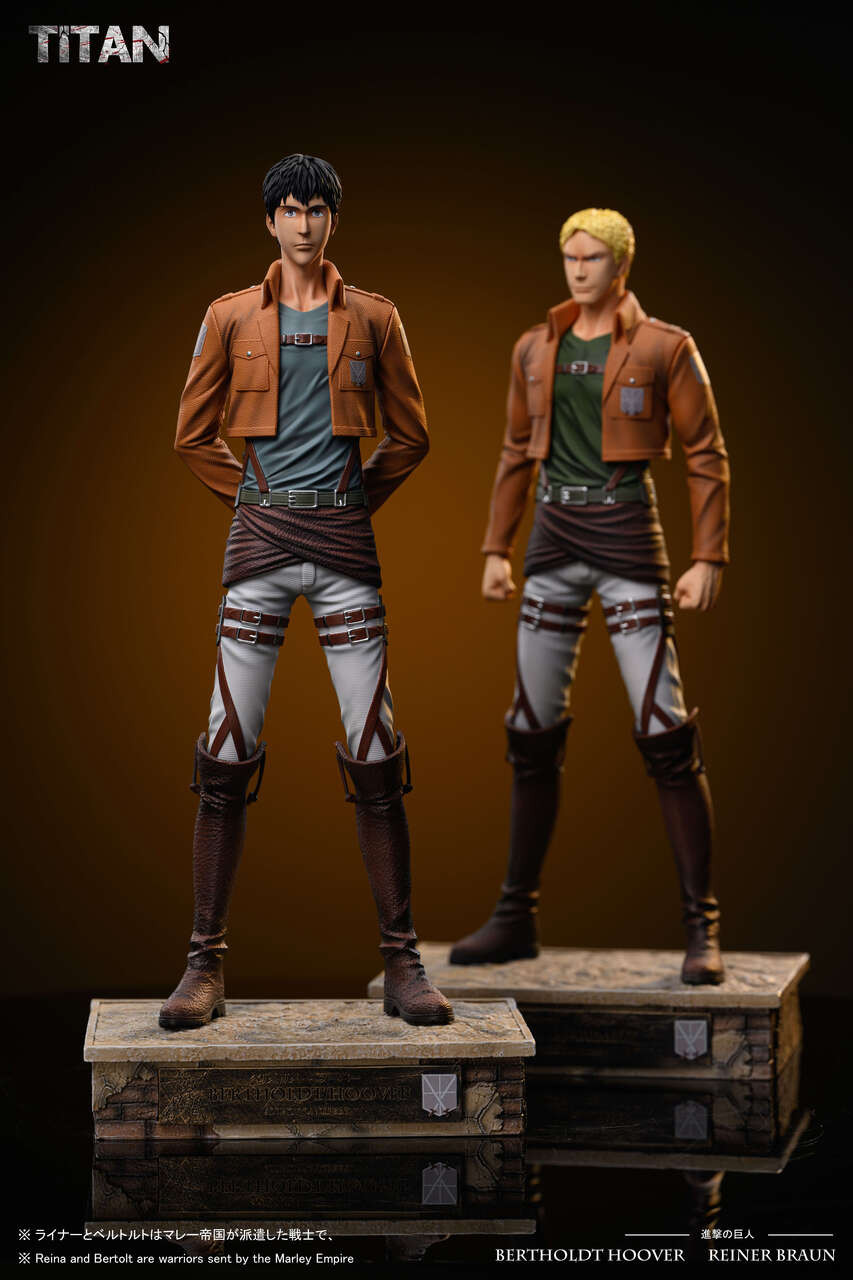 【Pre-sale】1/6 Scale Bertholdt Hoover and Reiner Braun-Attack on Titan-Titan studio