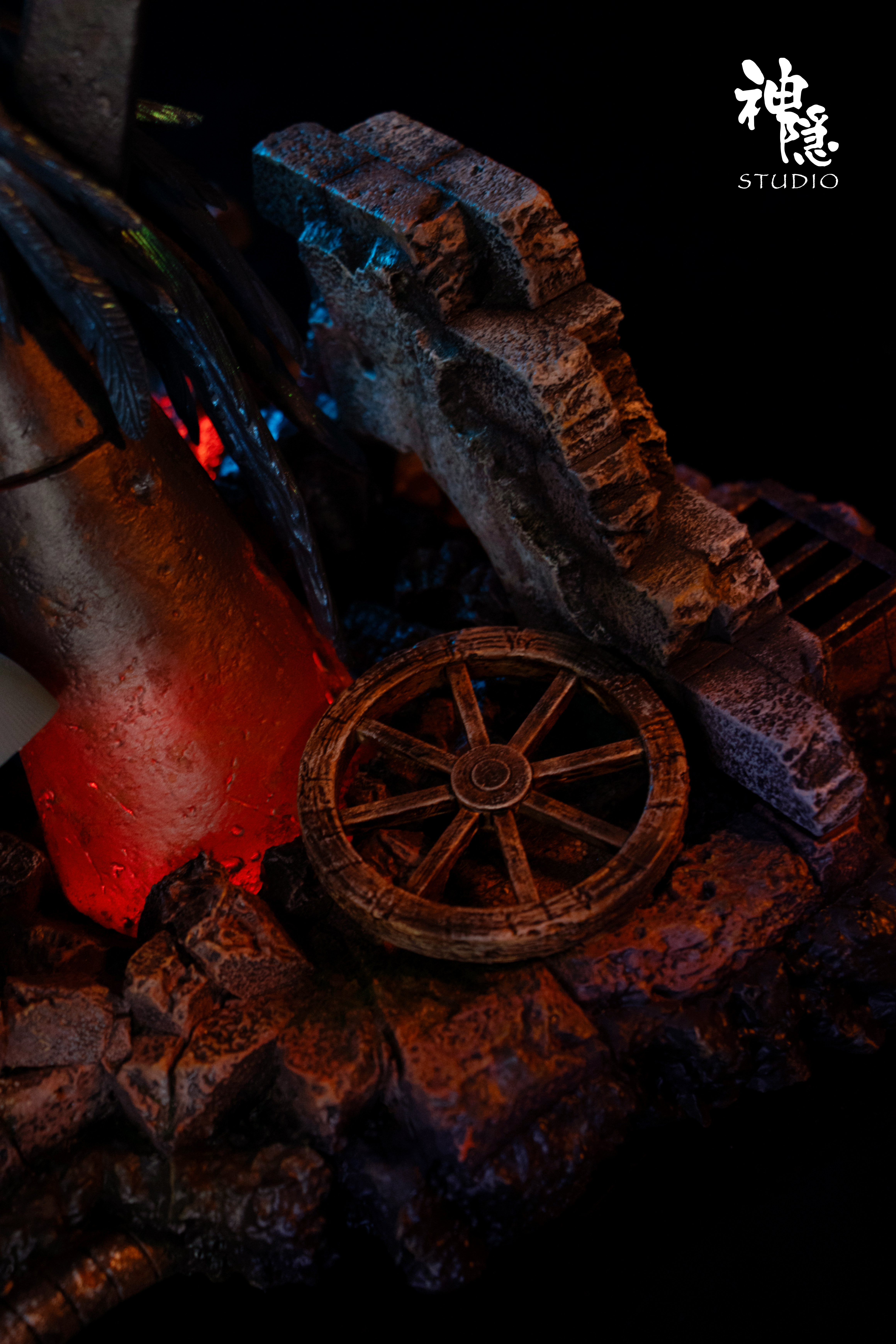 【Pre-sale】Silhouette Moment Series Embrace in War with LED-Howl's Moving Castle-ShenYin Studio