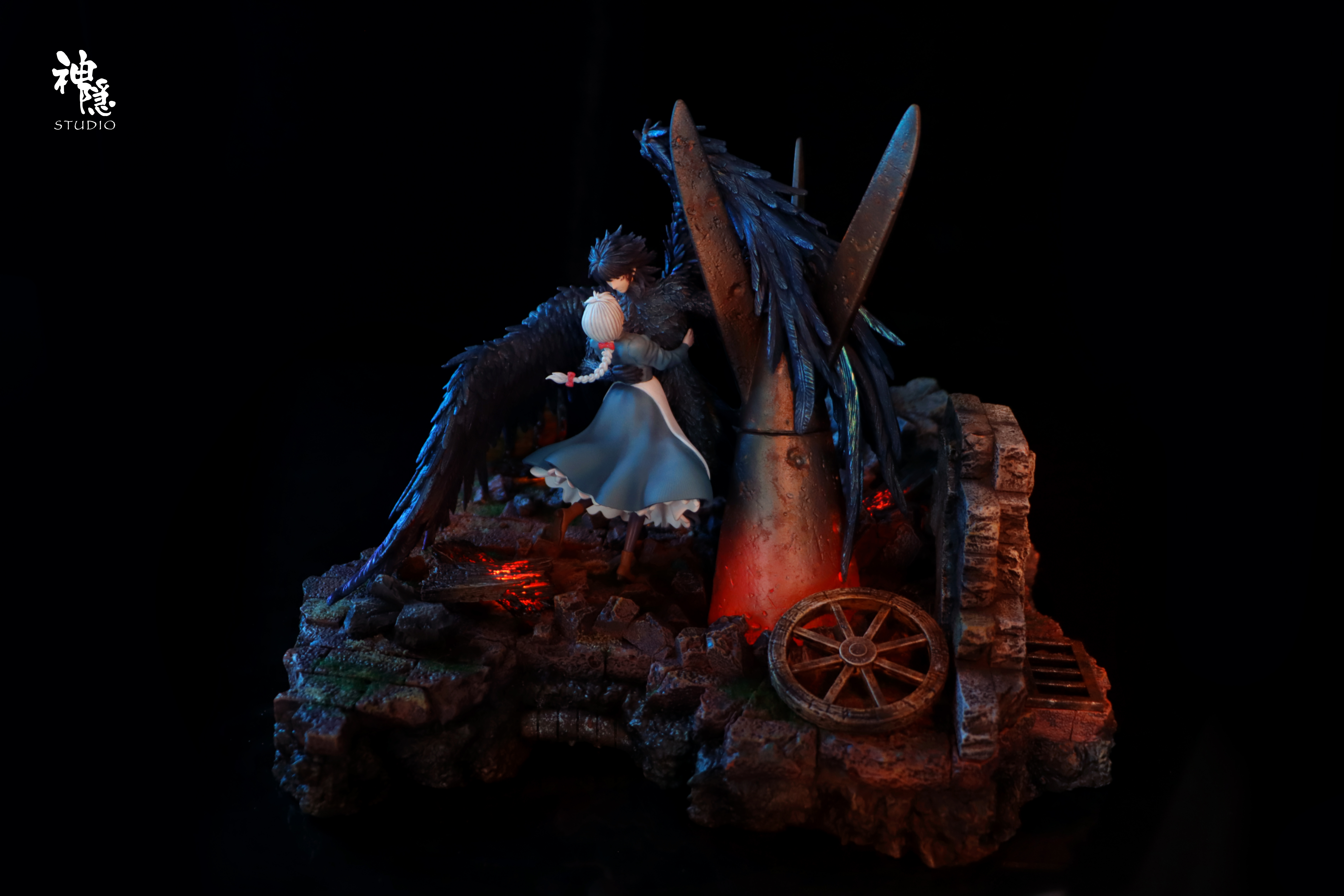 【Pre-sale】Silhouette Moment Series Embrace in War with LED-Howl's Moving Castle-ShenYin Studio
