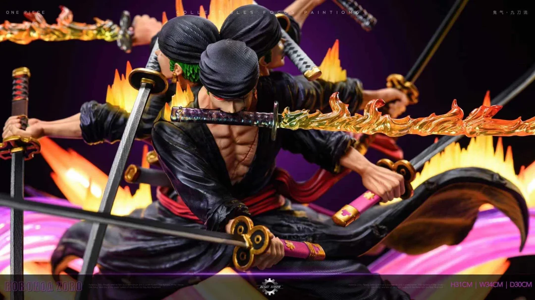 【Pre-sale】POP Scale Ashura Bakkei Moja no Tawamure Roronoa Zoro-Reset Studio