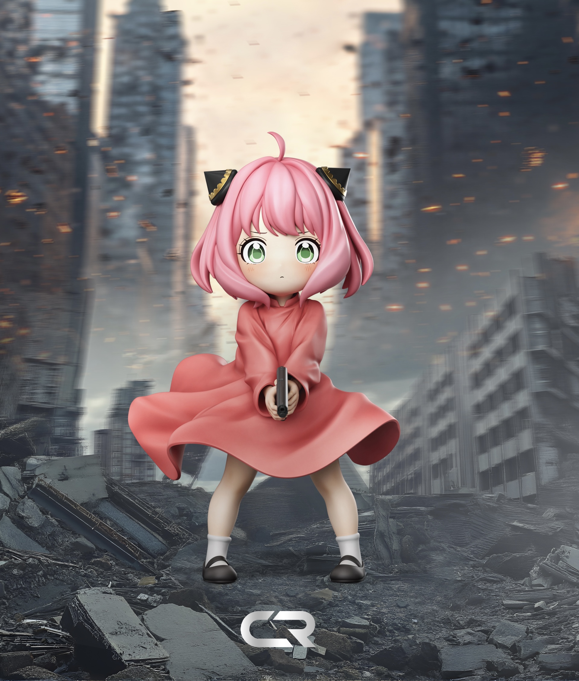 【Pre-sale】Gun Holding Anya-CP Studio