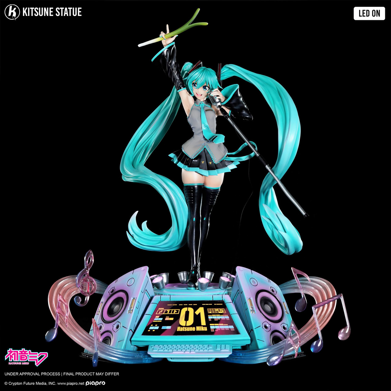 【Pre-sale】 1/6 Scale Hatsune Miku with LED-VOCALOID-Kitsune Statue Studio