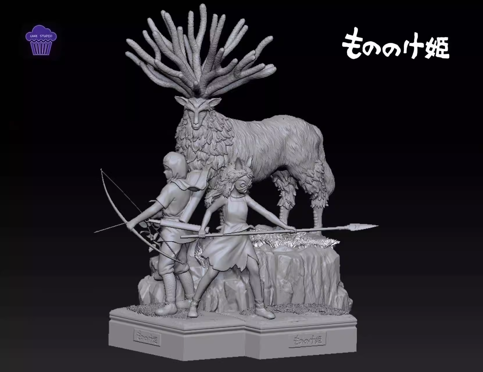 【Pre-sale】Princess Mononoke and Ashitaka-Princess Mononoke-Cake Studio