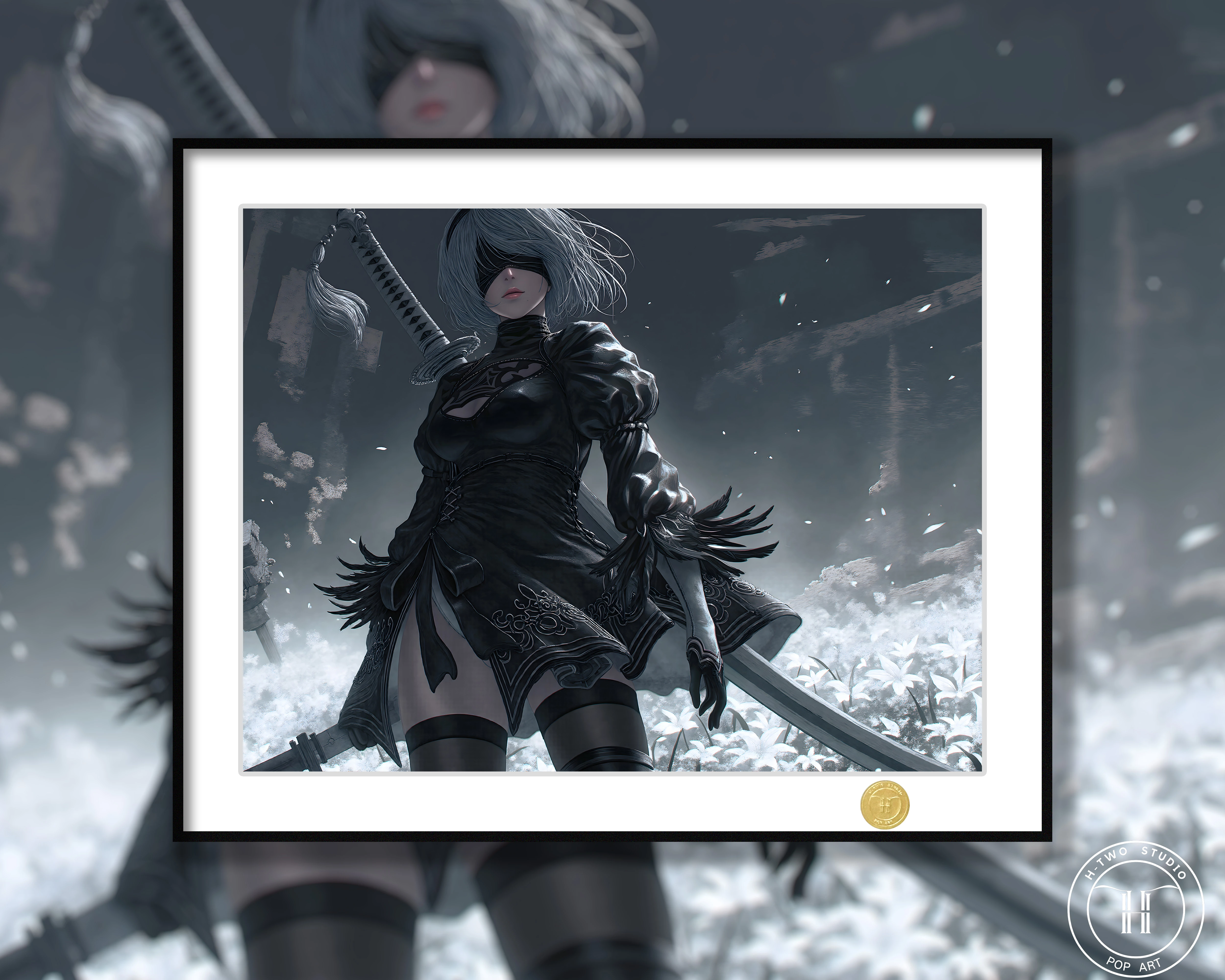 【Pre-sale】Decorative Painting of 2B-NieR:Automata-H2 Studio