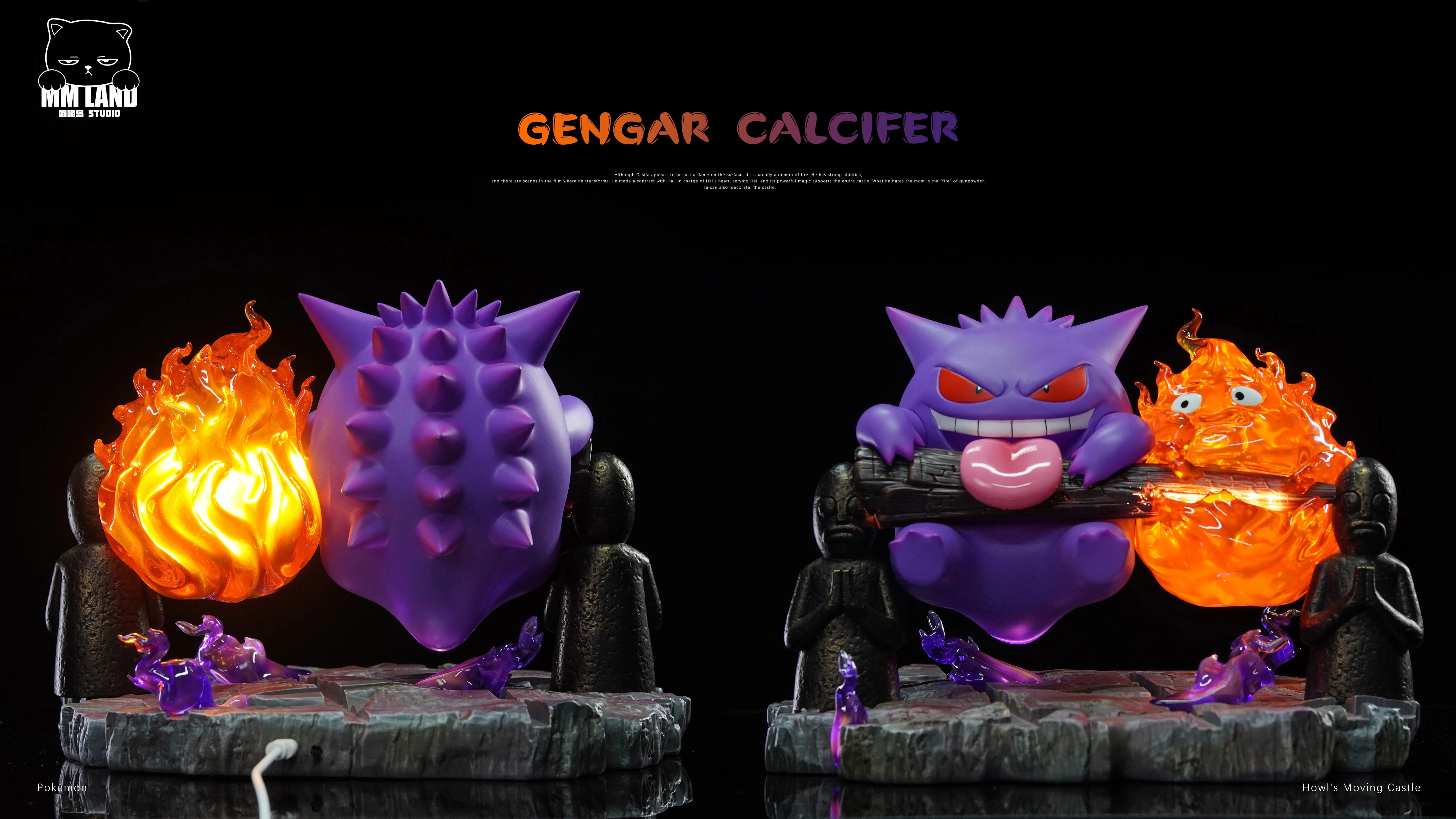 【Pre-sale】002 Gengar with Calcifer-Pokemon-MMLAND Studio