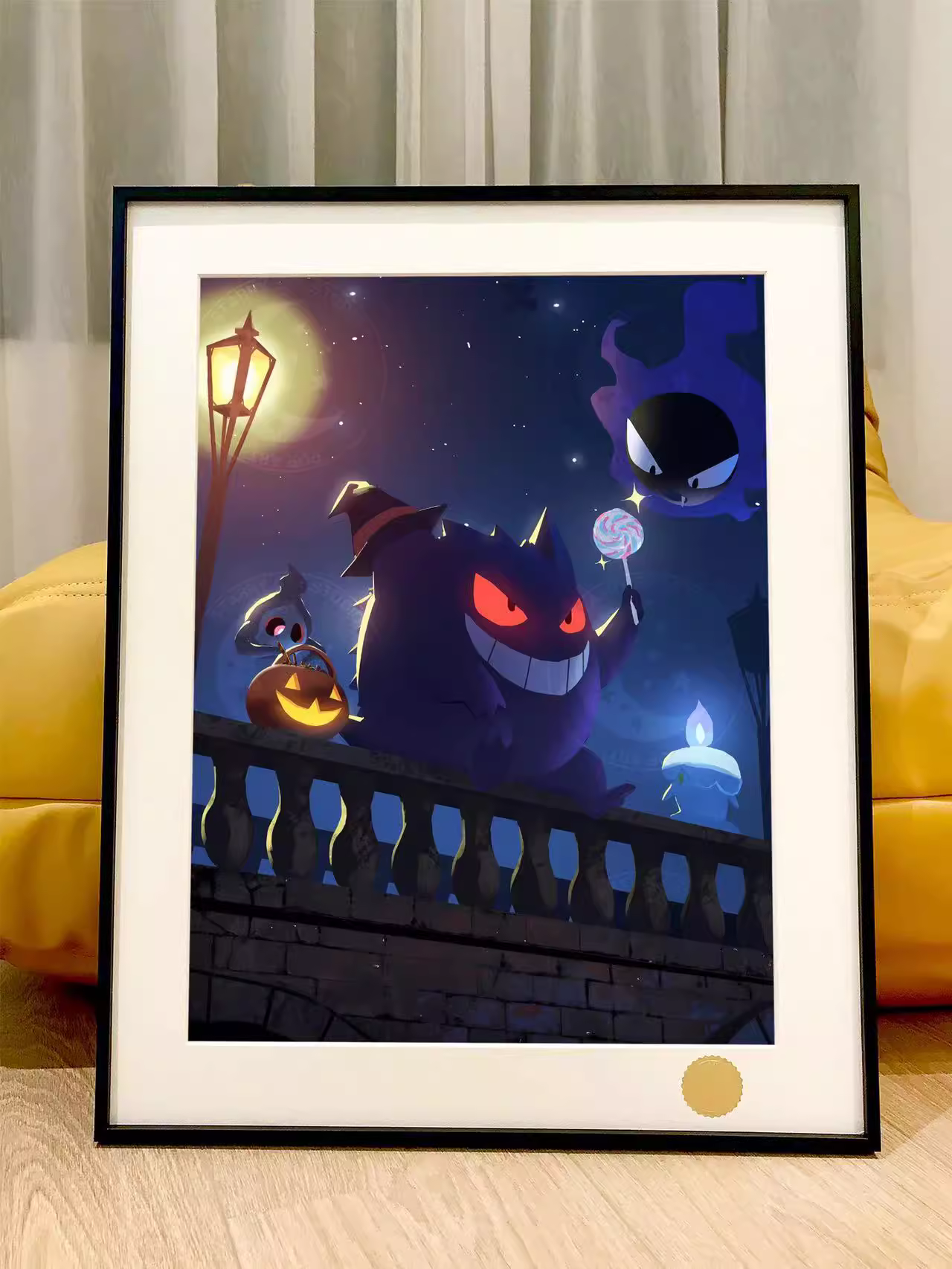 【Pre-sale】Decorative Painting of Halloween Gengar-Pokemon-XingKong Studio