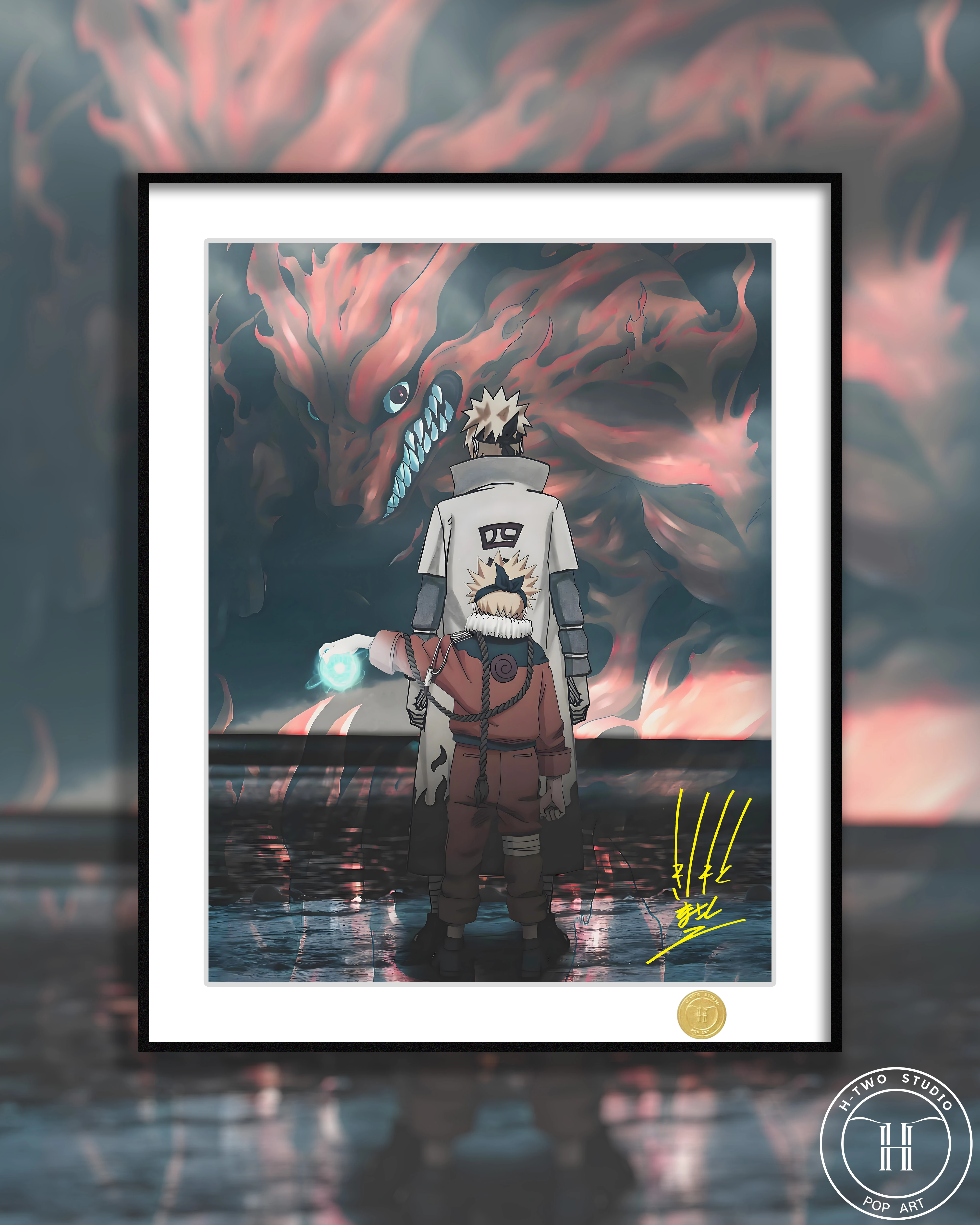 【Pre-sale】Decorative Painting of Father and Son-ナルト-H2 Studio