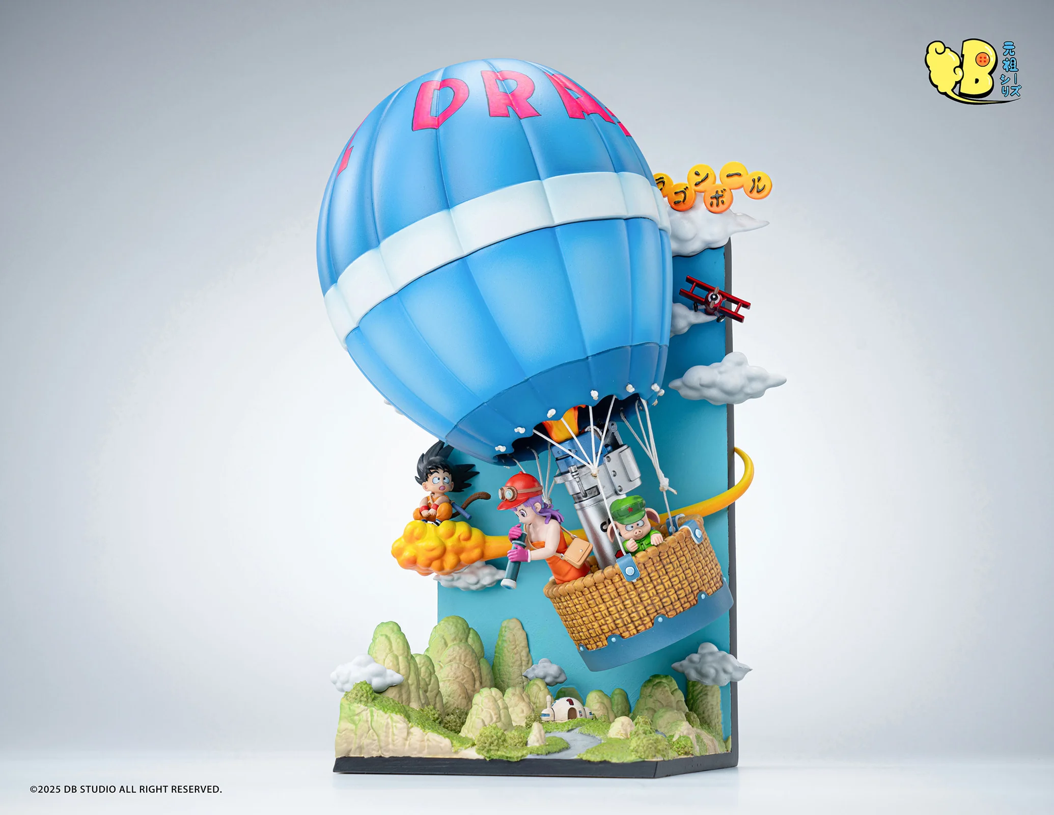 【Pre-sale】DB Scale & Desktop 23cm Hot Air Balloon Friends Group-DB Studio
