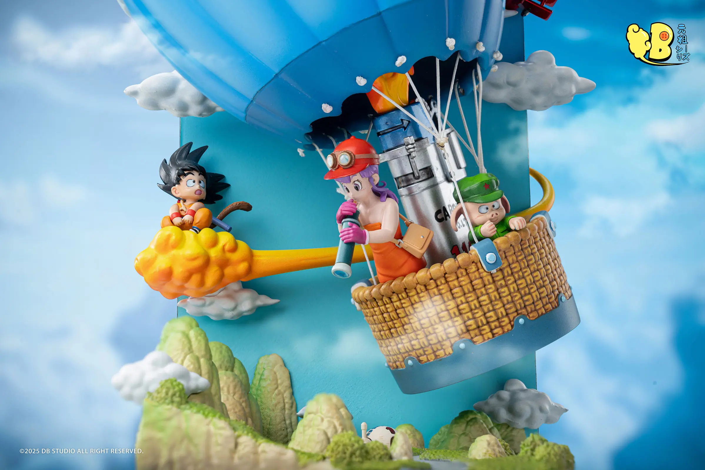 【Pre-sale】DB Scale & Desktop 23cm Hot Air Balloon Friends Group-DB Studio