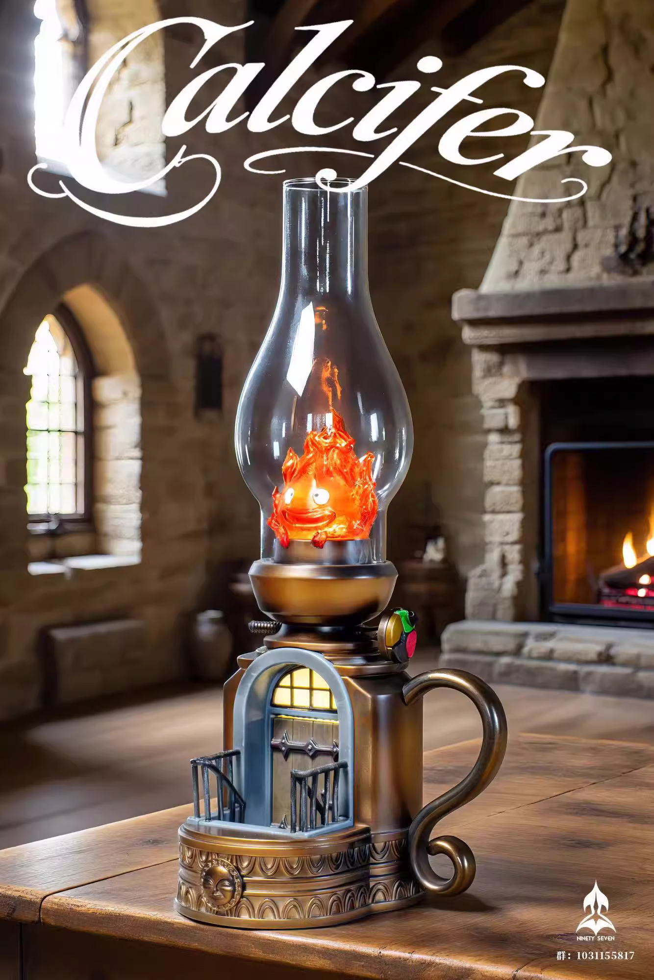 【Pre-sale】Retro Night Light Calcifer-NINETY SEVEN Studio