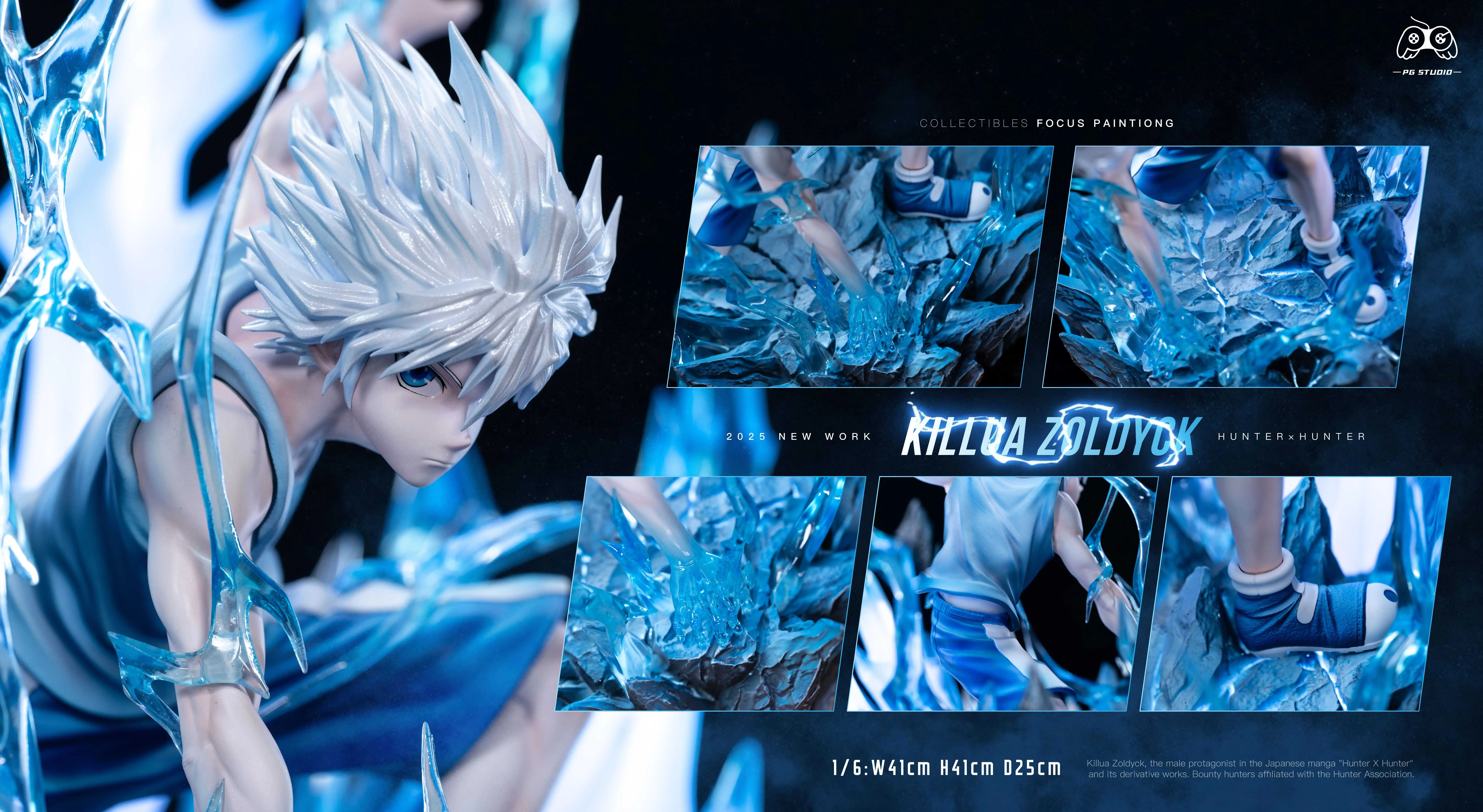 【Pre-sale】1/6 Scale Killua·Zoldyck 4.0 with LED-PG Studio