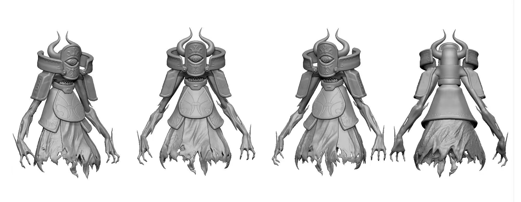 【Pre-sale】027 Black Armored/Door God-Blue Snail Studio