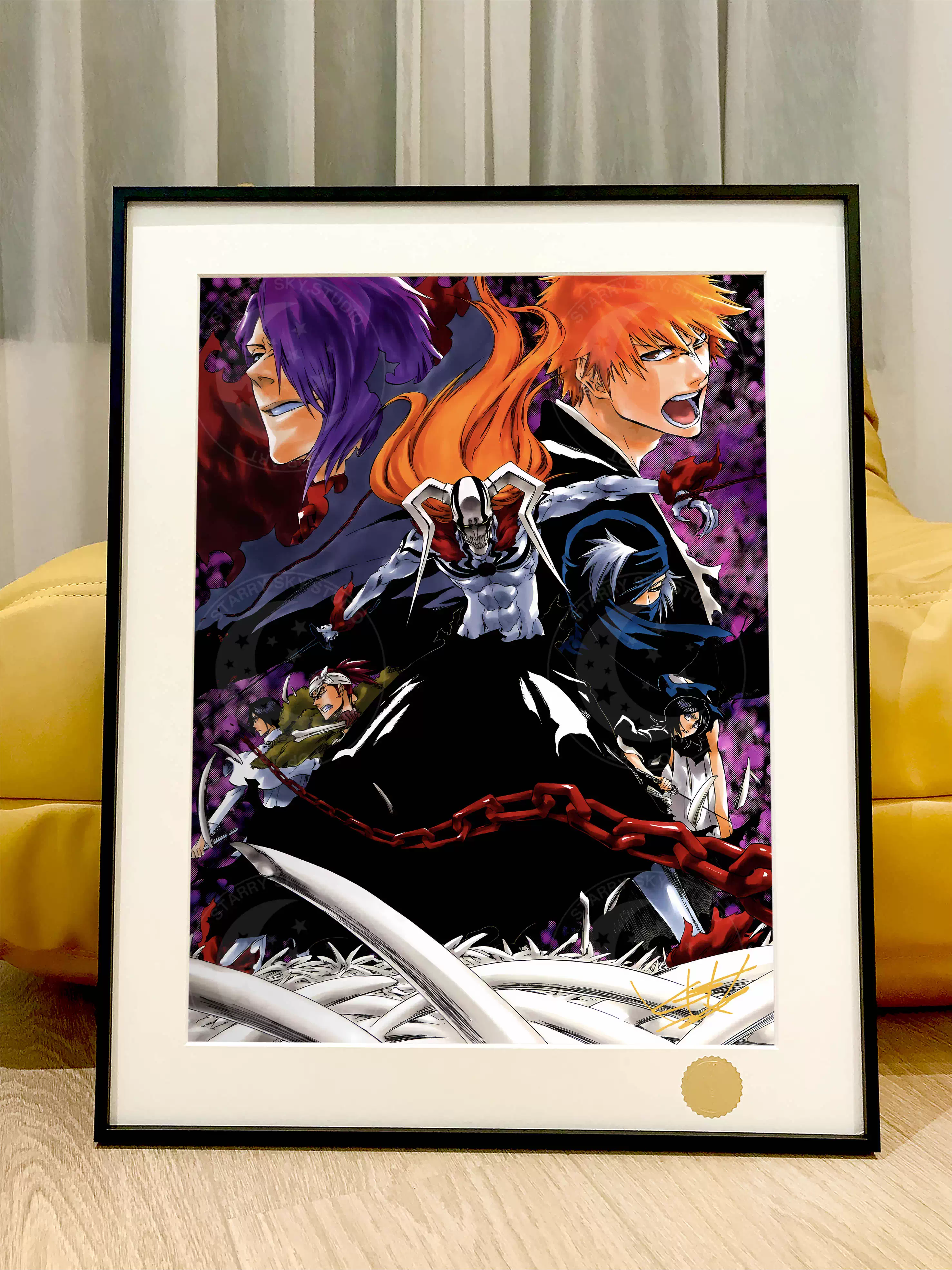 【Pre-sale】Decorative Painting of Ichigo and Kuchiki Rukia-XingKong Studio
