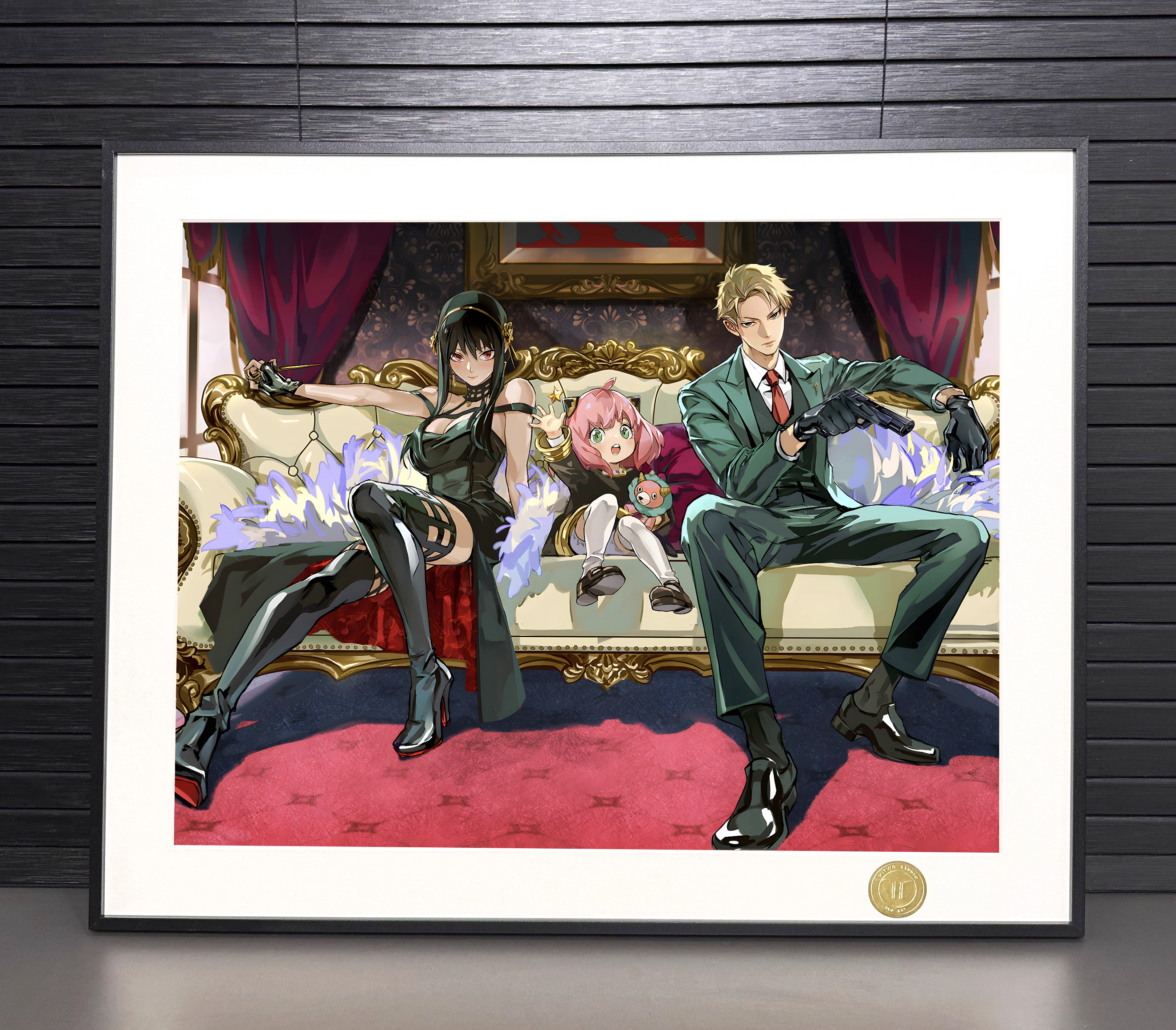【Pre-sale】Decorative Painting of Yor, Anya and Loid-H2 Studio