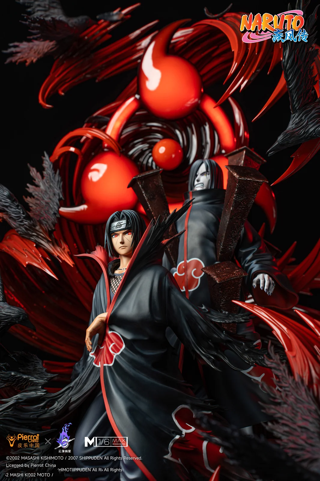 【Pre-sale】1/6 Scale Licensed Itachi Uchiha with LED-Pierrot China x PickStar Studios