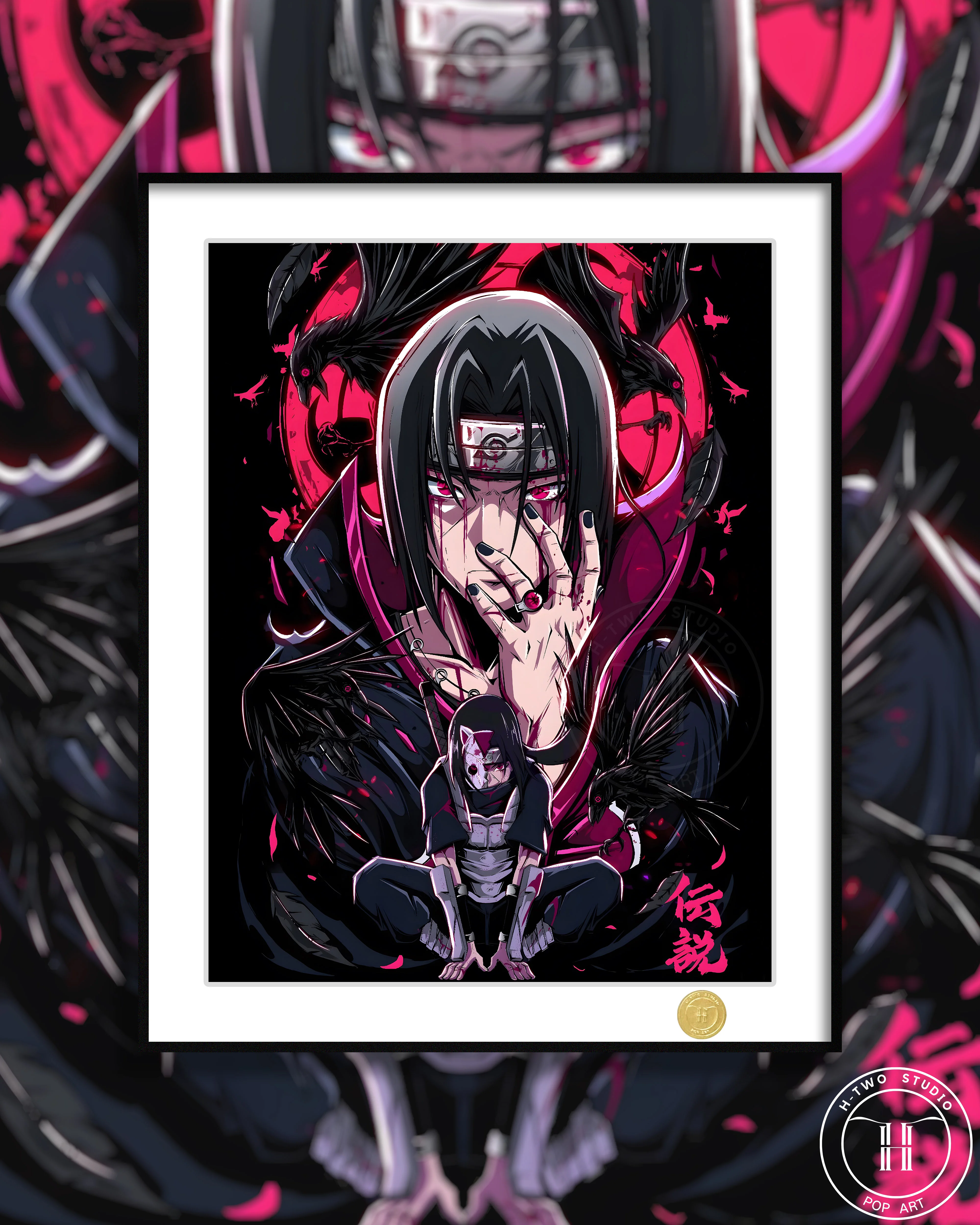 【Pre-sale】Decorative Painting of Uchiha Itachi-H2 Studio
