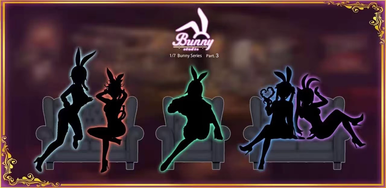 【Pre-sale】1/7 Scale Bunny Girls 003 KeQing, Mona, Eula, Yoimiya and Jean-Bunny Studio