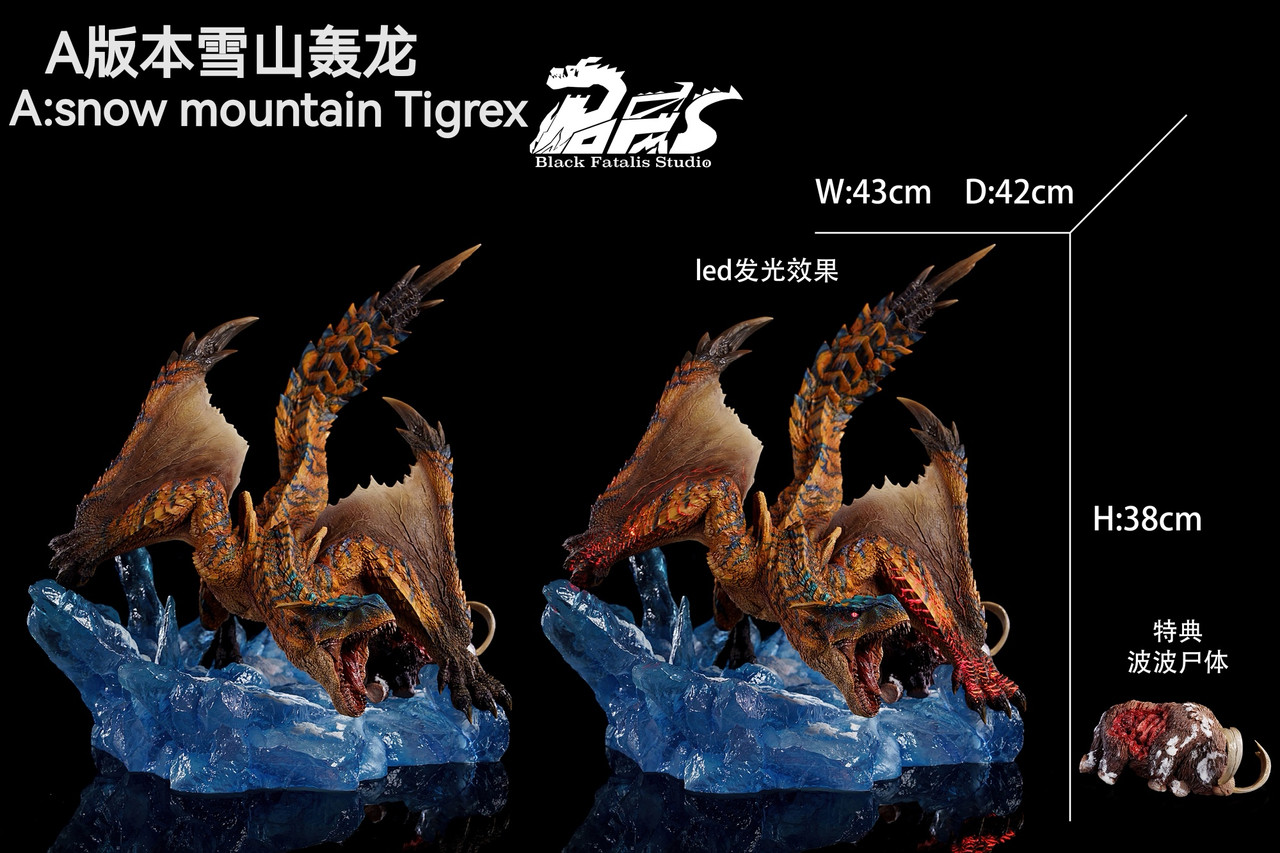 【Pre-sale】Tigrex﻿ with LED-Black Fatalis Studio