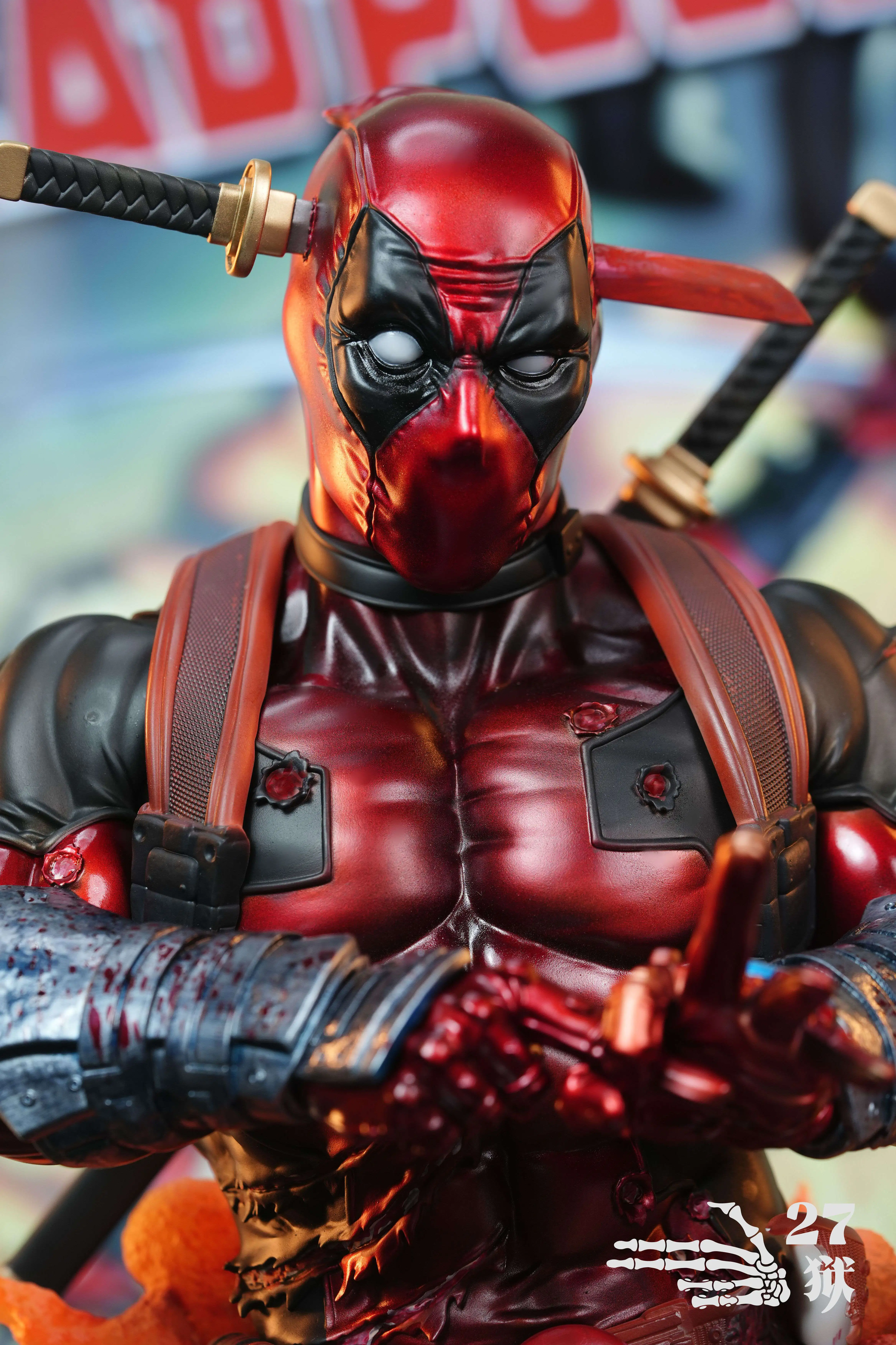 【Pre-sale】1/3 Scale Bust of Deadpool-27Abyss Studio