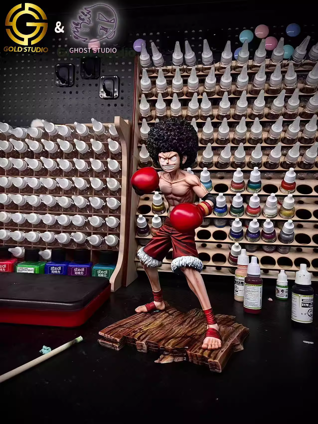 【Pre-sale】POP Scale DAVY BACK FIGHT Luffy-Gold and Ghost Studios