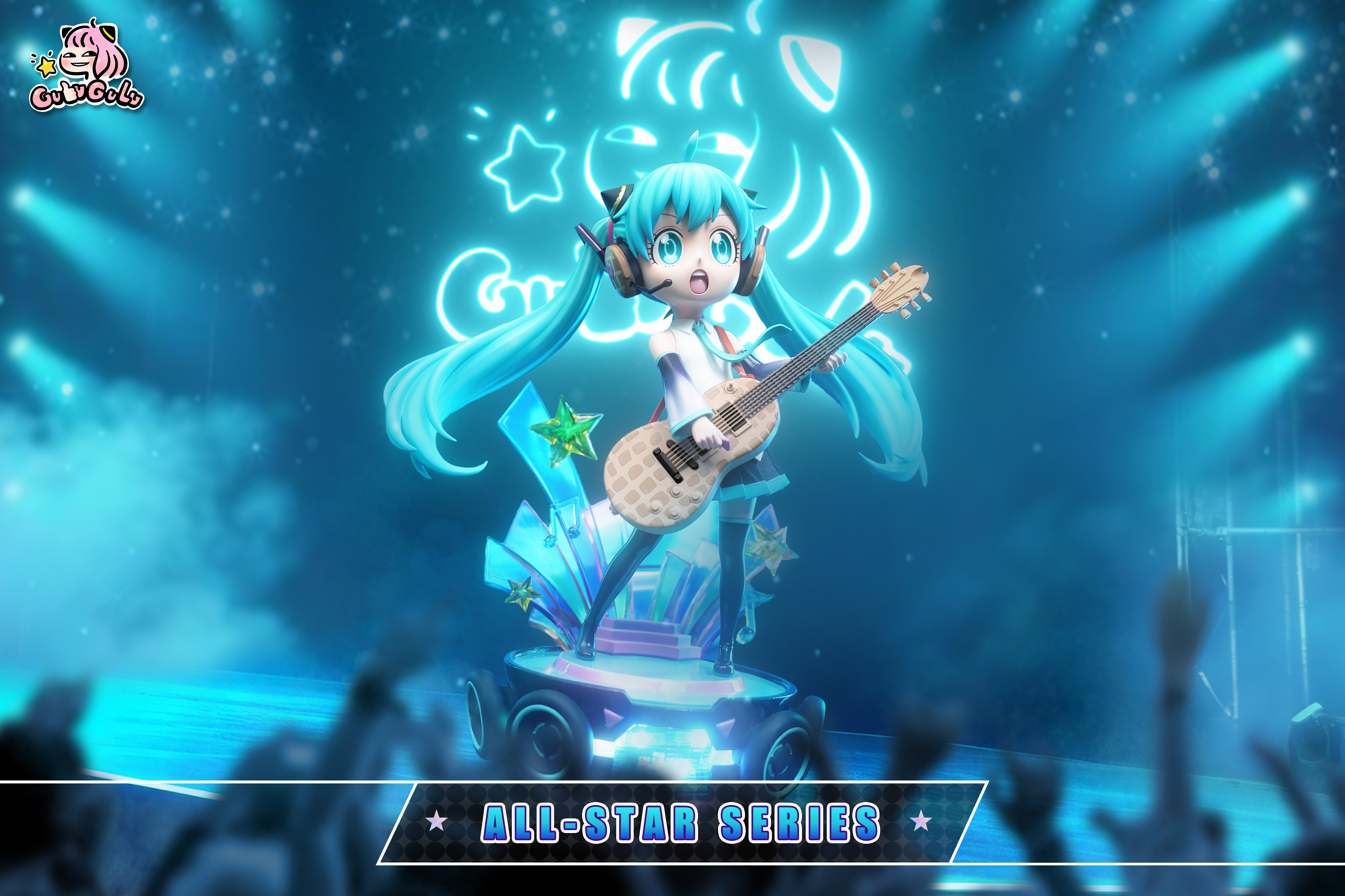【Pre-sale】All-star Series Guitar Girl Anya COS Hatsune Miku-Vocaloid-GULUGULU Studio