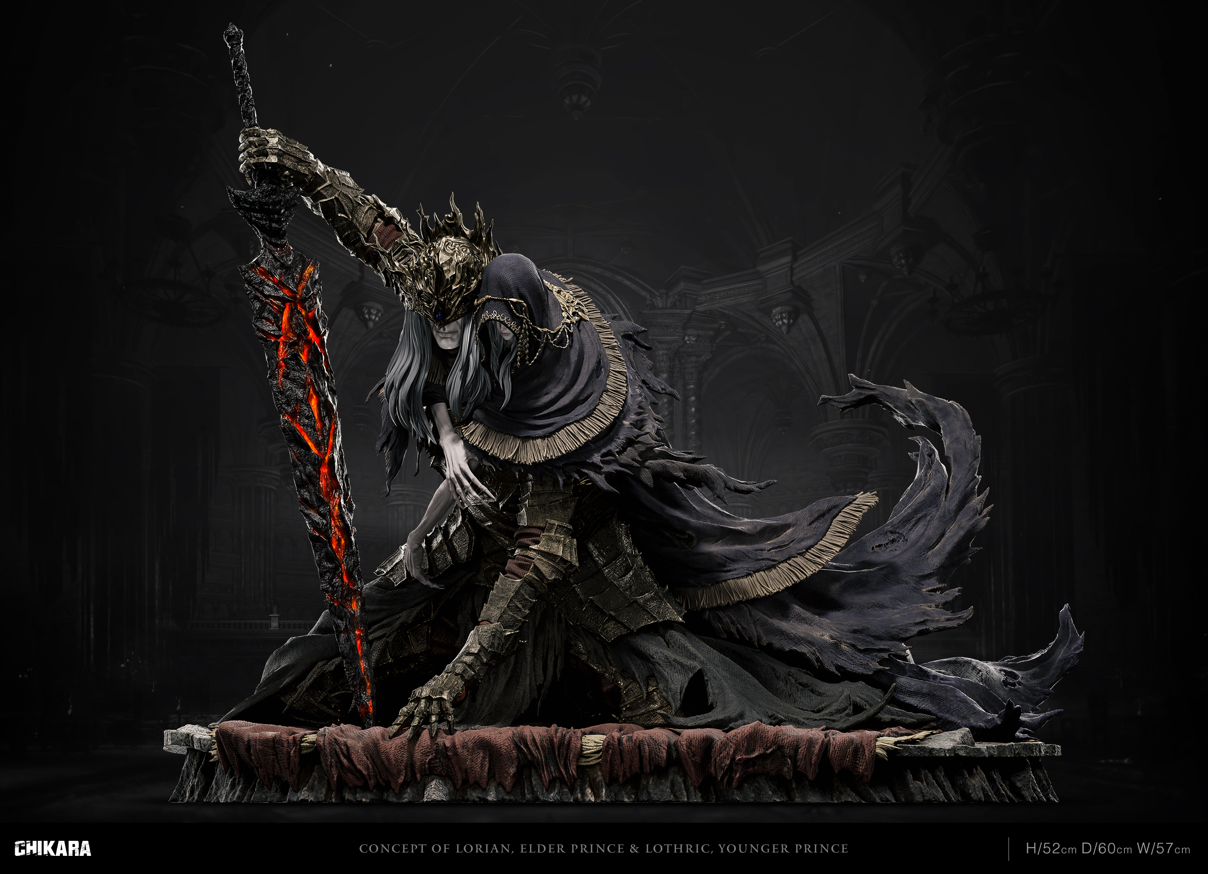 【Pre-sale】1/4 Scale Lorian, Elder Prince | Lothric, Younger Prince-Dark Souls 3-Chikara Studio