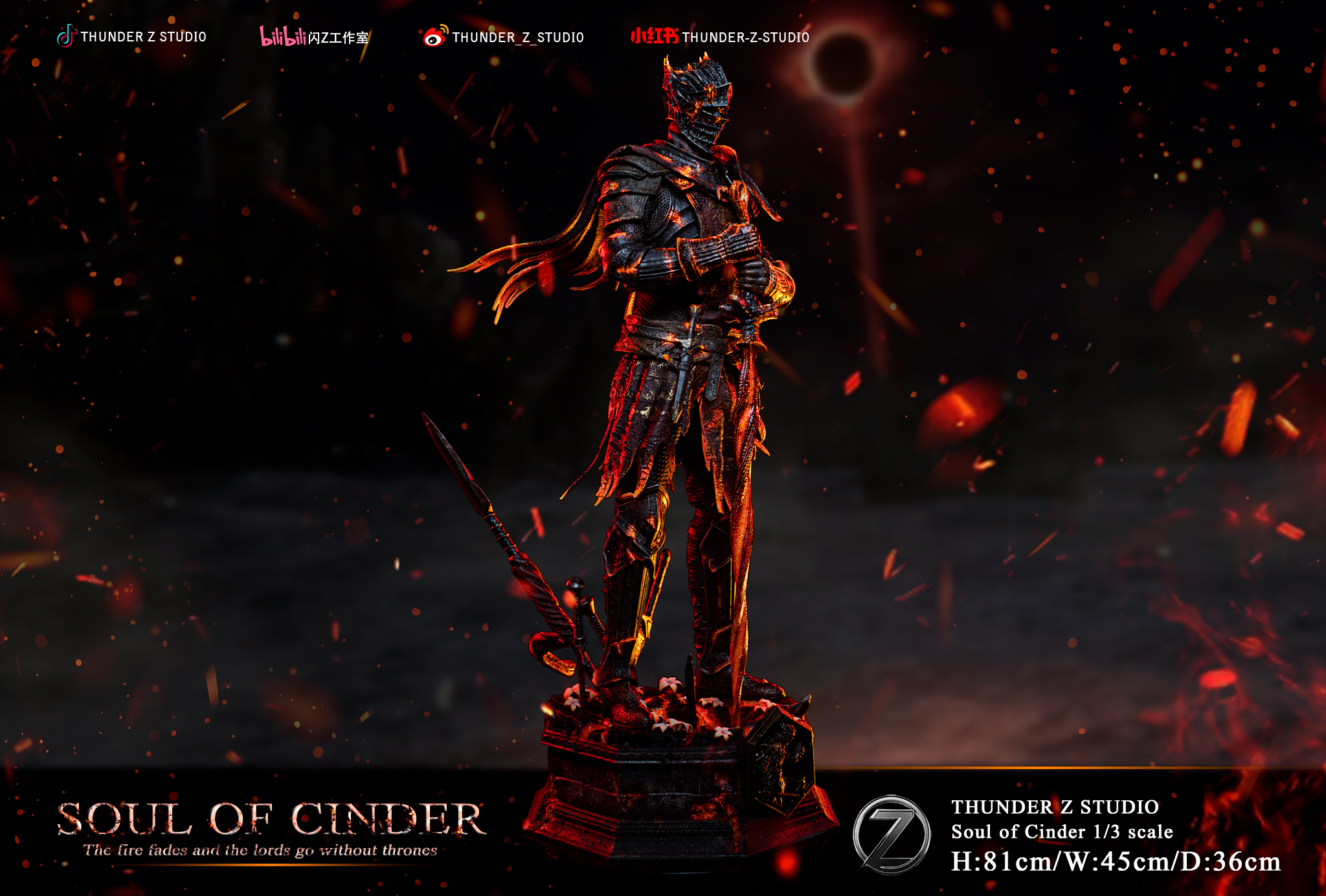 【Pre-sale】1/3 Scale Lords of Cinder-Dark Souls 3-THUNDER Z STUDIO