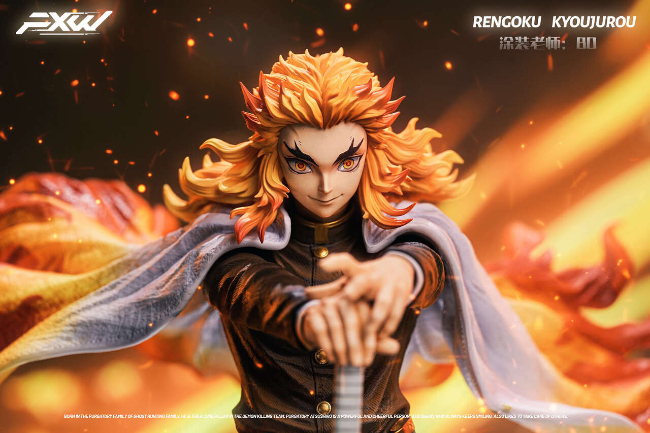 【Sold out】1/6 Scale Rengoku Kyojuro with LED-FXW Studio