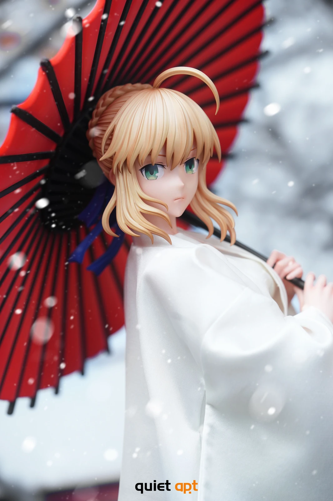 【Pre-sale】1/4 Scale White Eternal Japanese Style Saber Artoria Pendragon-Fate/Grand Order-QuietArt Studio