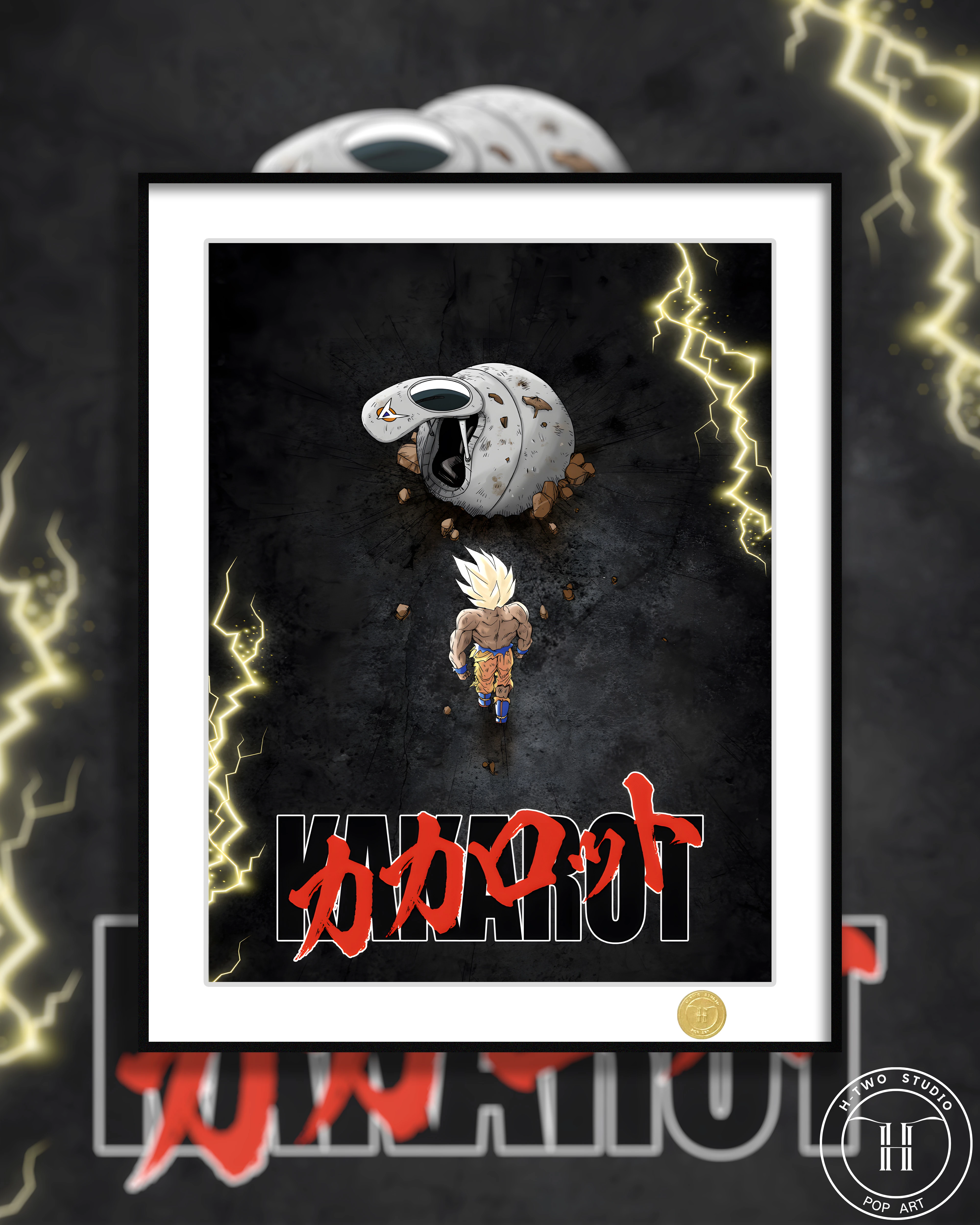 【Pre-sale】Decorative Painting of Kakarotto and Vegeta-H2 Studio