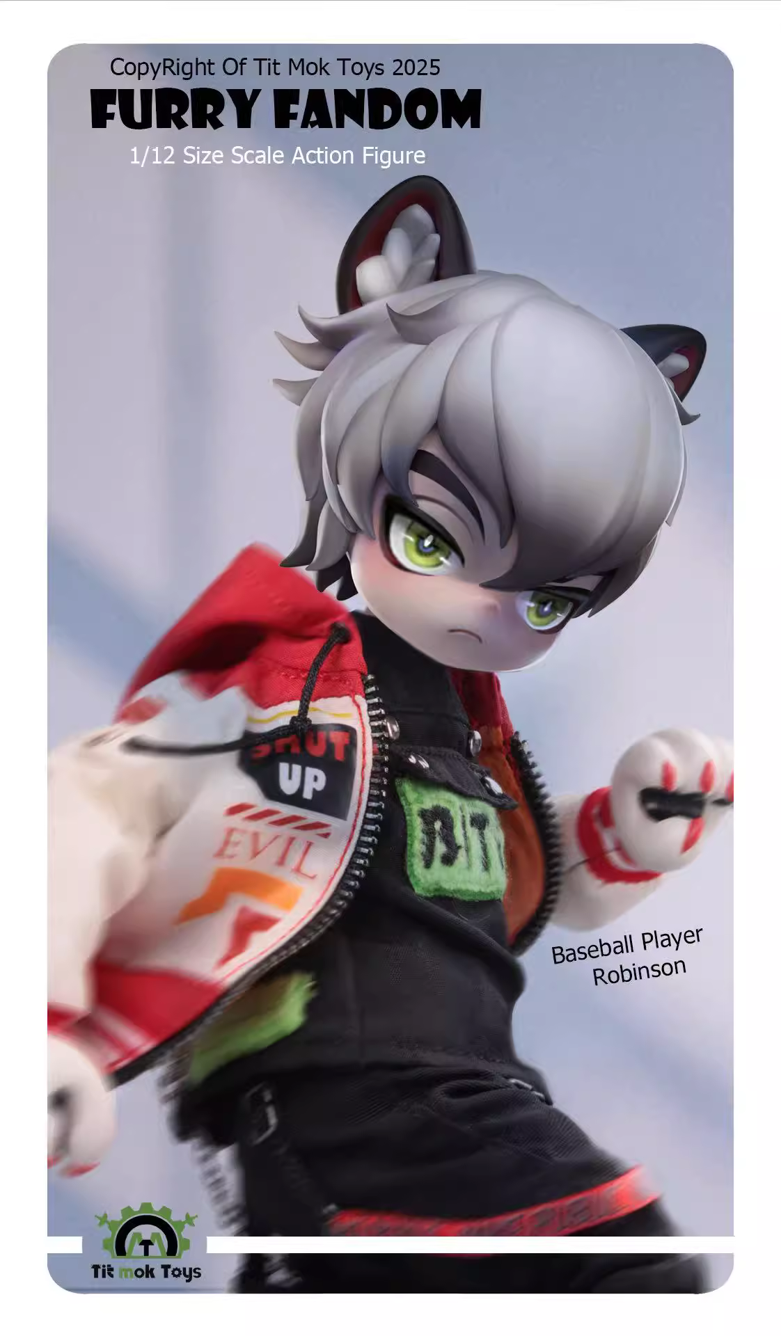 【Pre-sale】1/12 Scale Baseball Player Robinson-Other series-Tit Mok Toys Studio