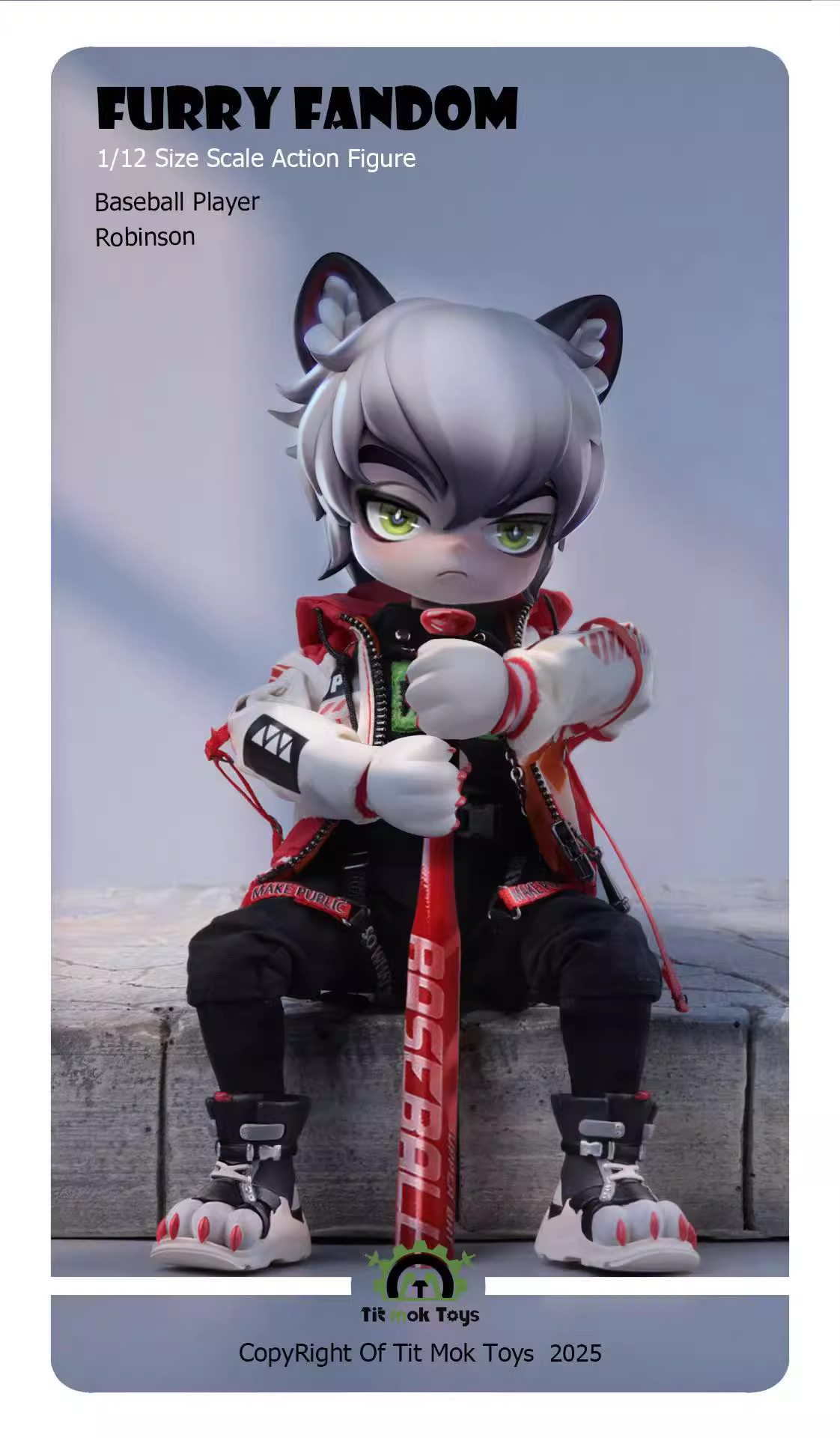 【Pre-sale】1/12 Scale Baseball Player Robinson-Other series-Tit Mok Toys Studio