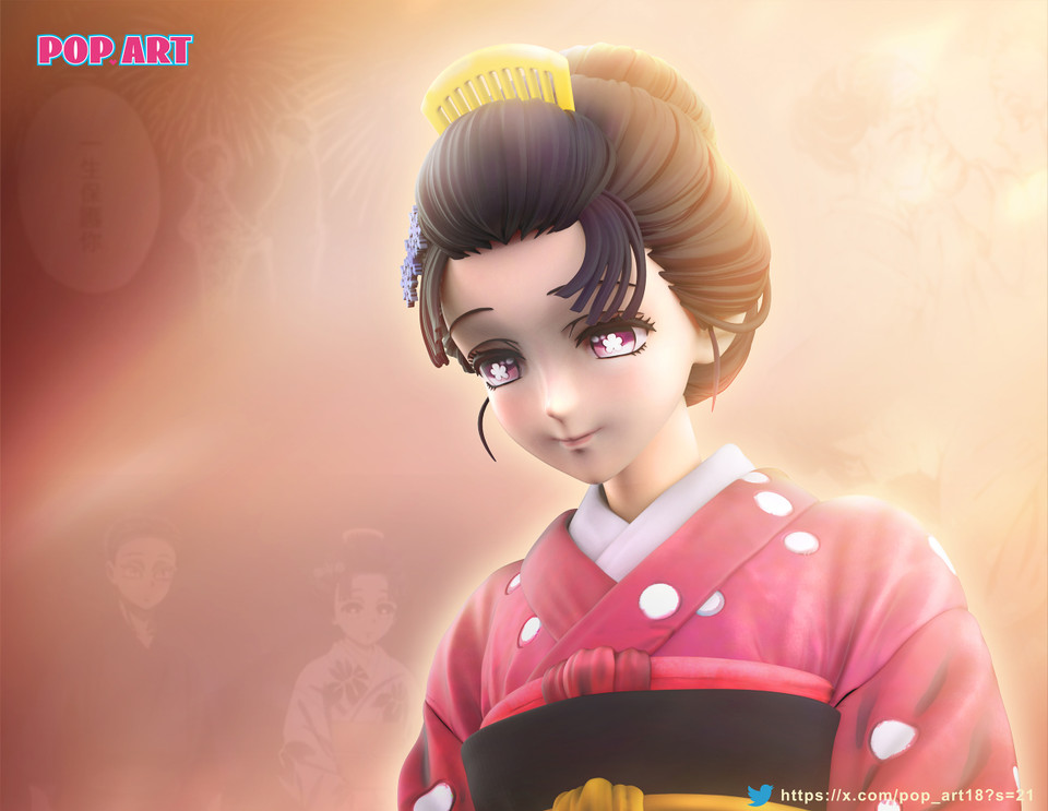 【Pre-sale】1/6 Scale Akaza and Koyuki-POP.ART Studio