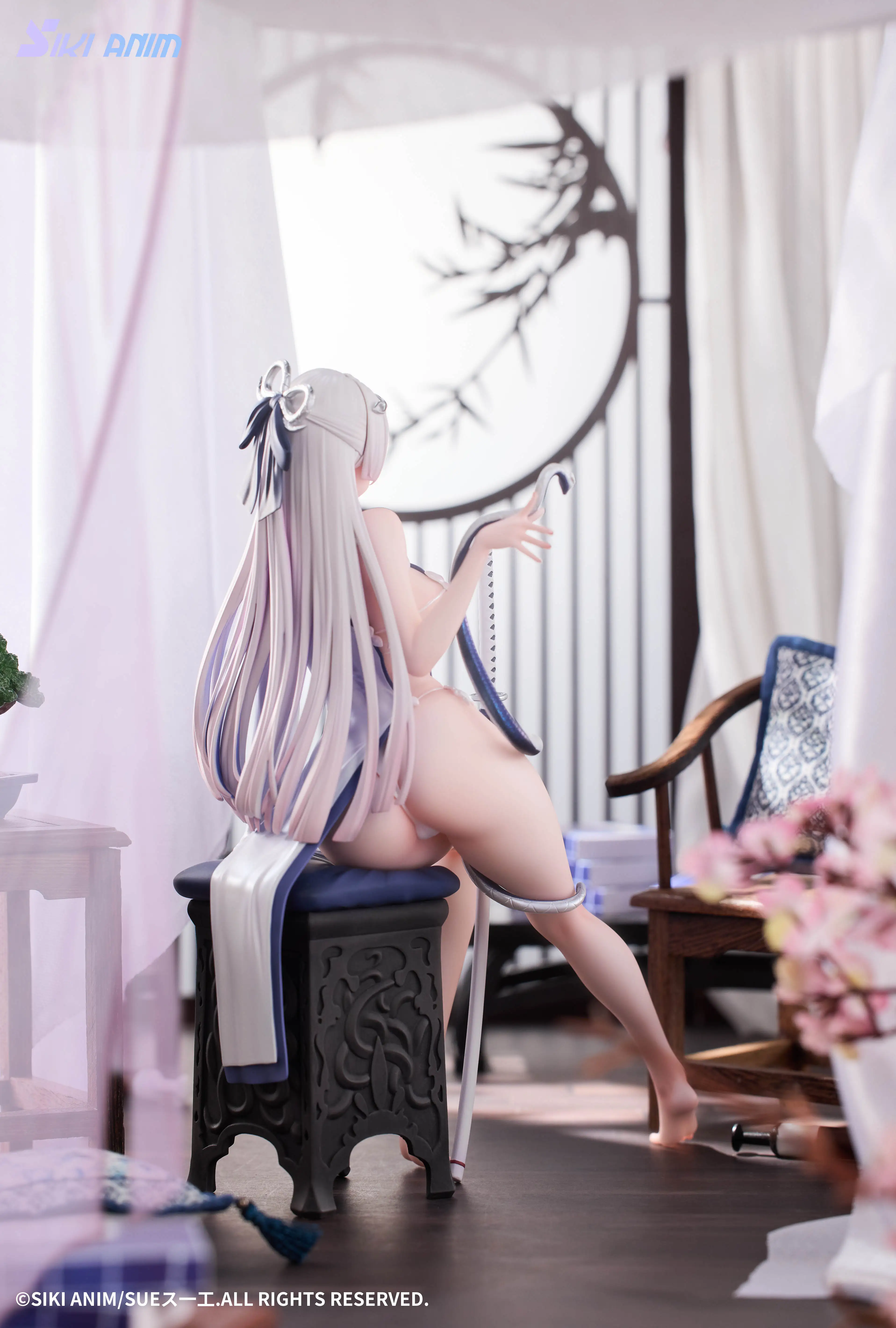 【Pre-sale】1/7 Scale Color of Green and White Snake-Other series-sikianim Studio