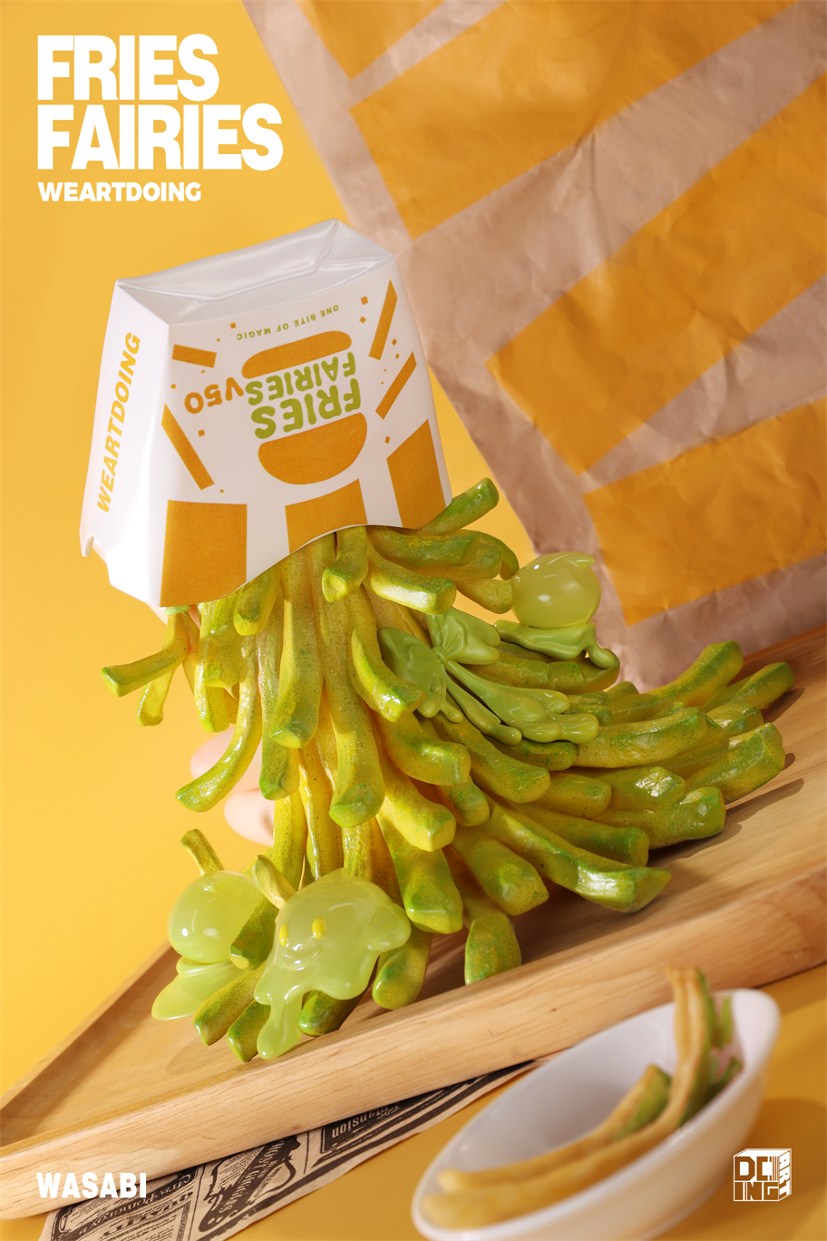 【Pre-sale】Sleeping Beauty-Fries Fairies-Classic Ketchup and Wasabi-Other series-WeArtDoing Studio