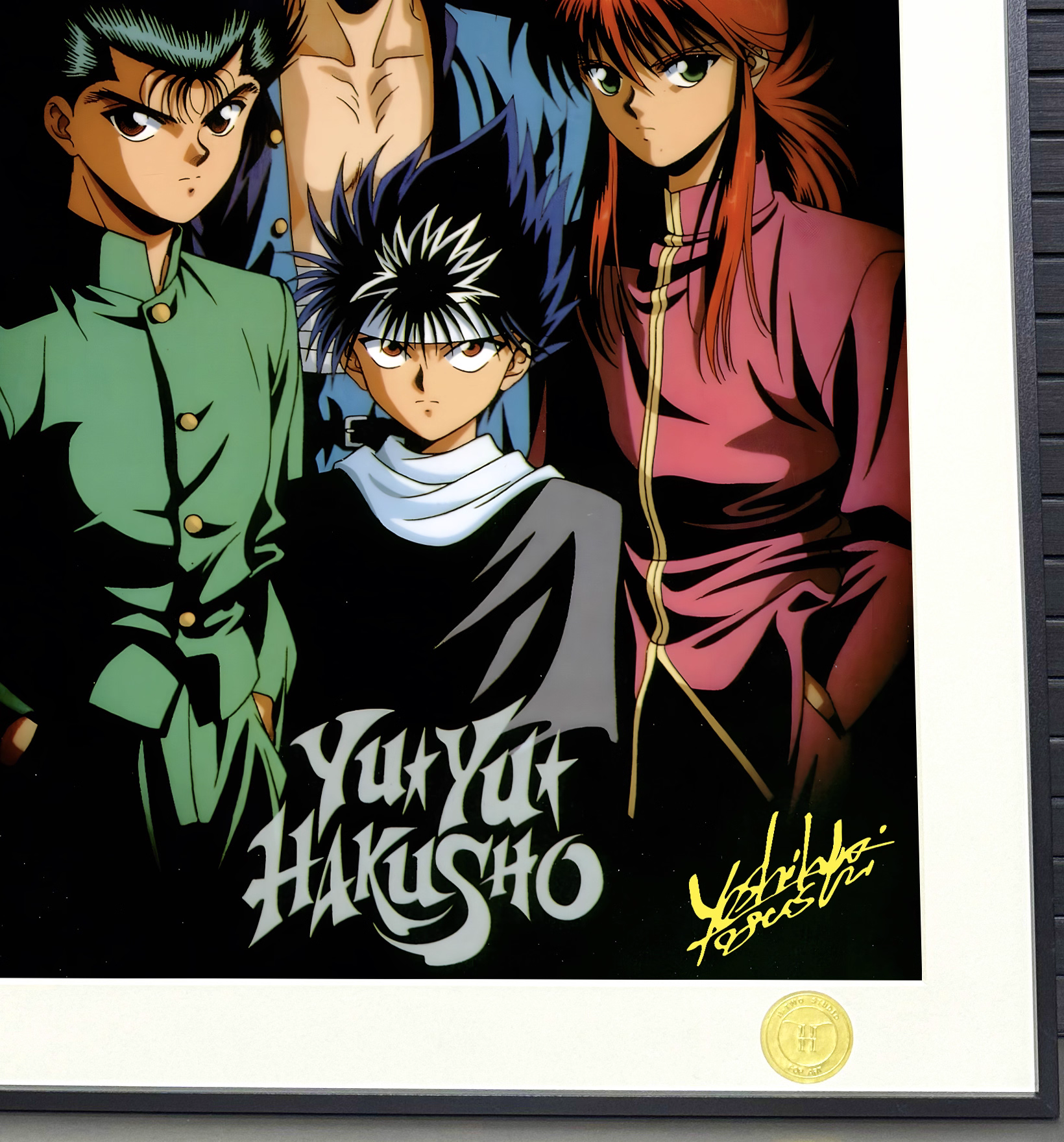 【Pre-sale】Decorative Painting of Yuusuke Urameshi, Kurama, Hiei and Kuwabara Kazuma-YuYu Hakusho-H2 Studio