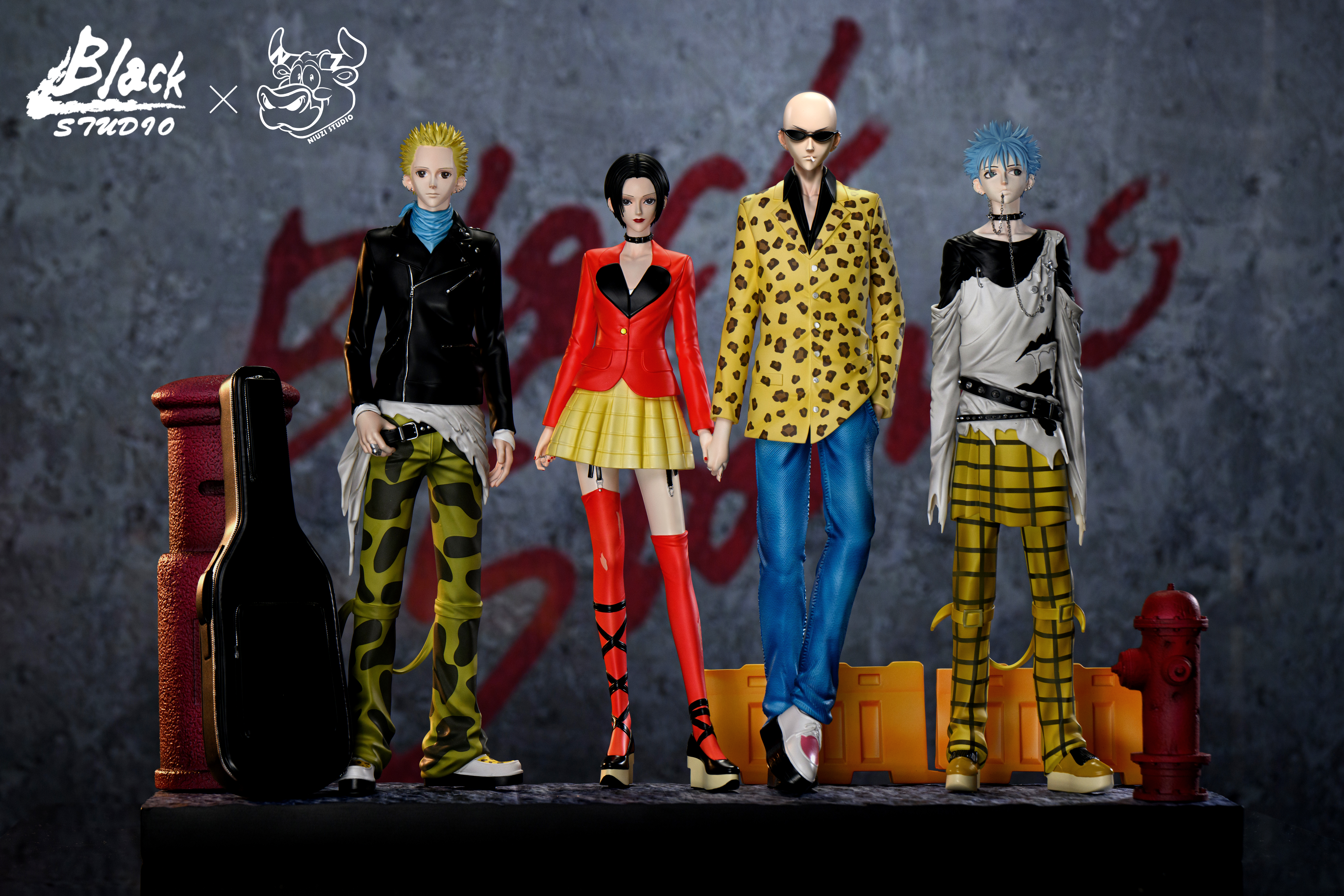 【Pre-sale】BLACK Stone Band Takagi Yasushi, Terashima Nobuo and Okazaki Shinnichi-Nana-BLACK*NIUZI Studios