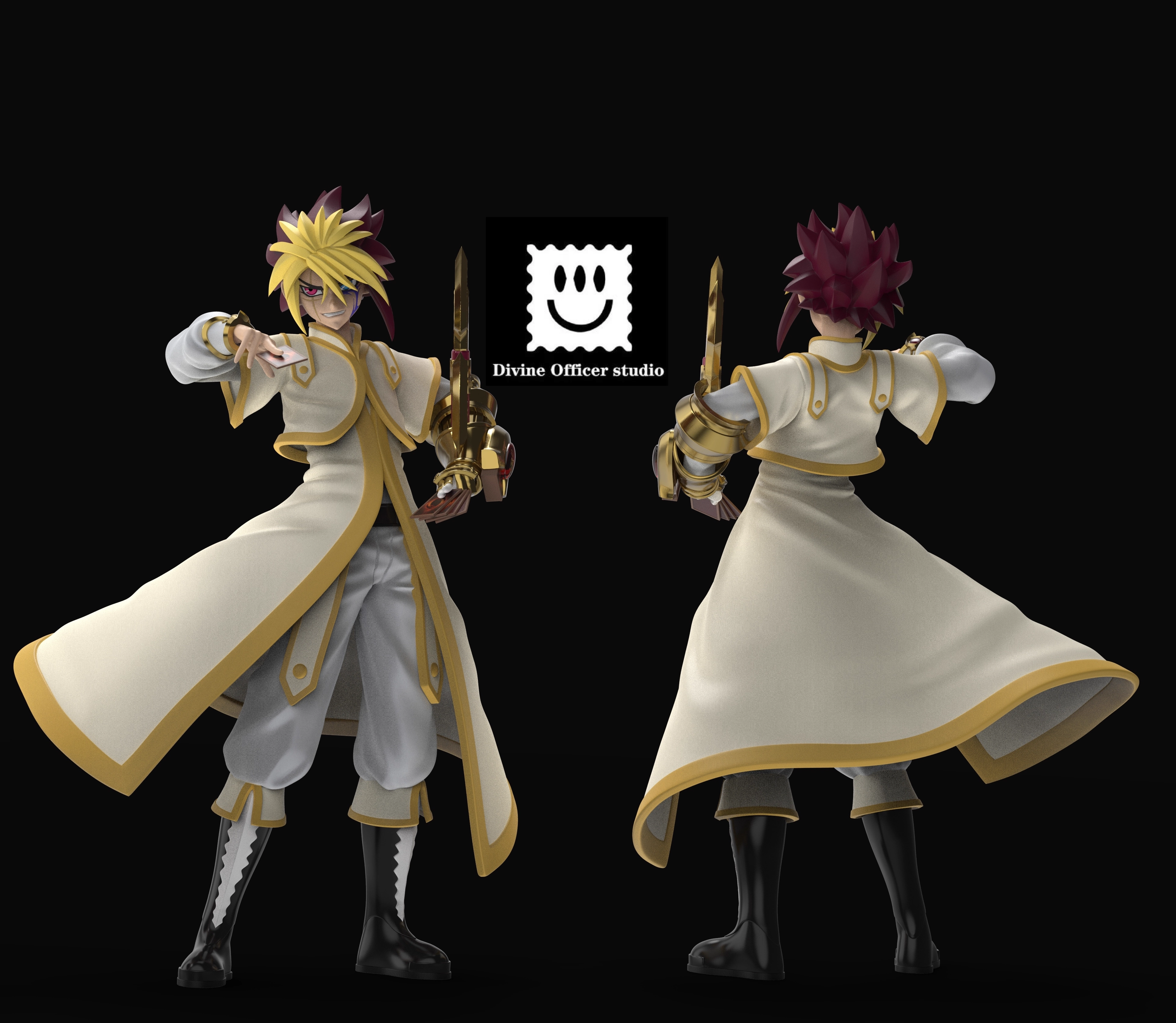 【Pre-sale】1/7 Scale Quattro-Yu-Gi-Oh! Duel Monsters-Devine Officer Studio