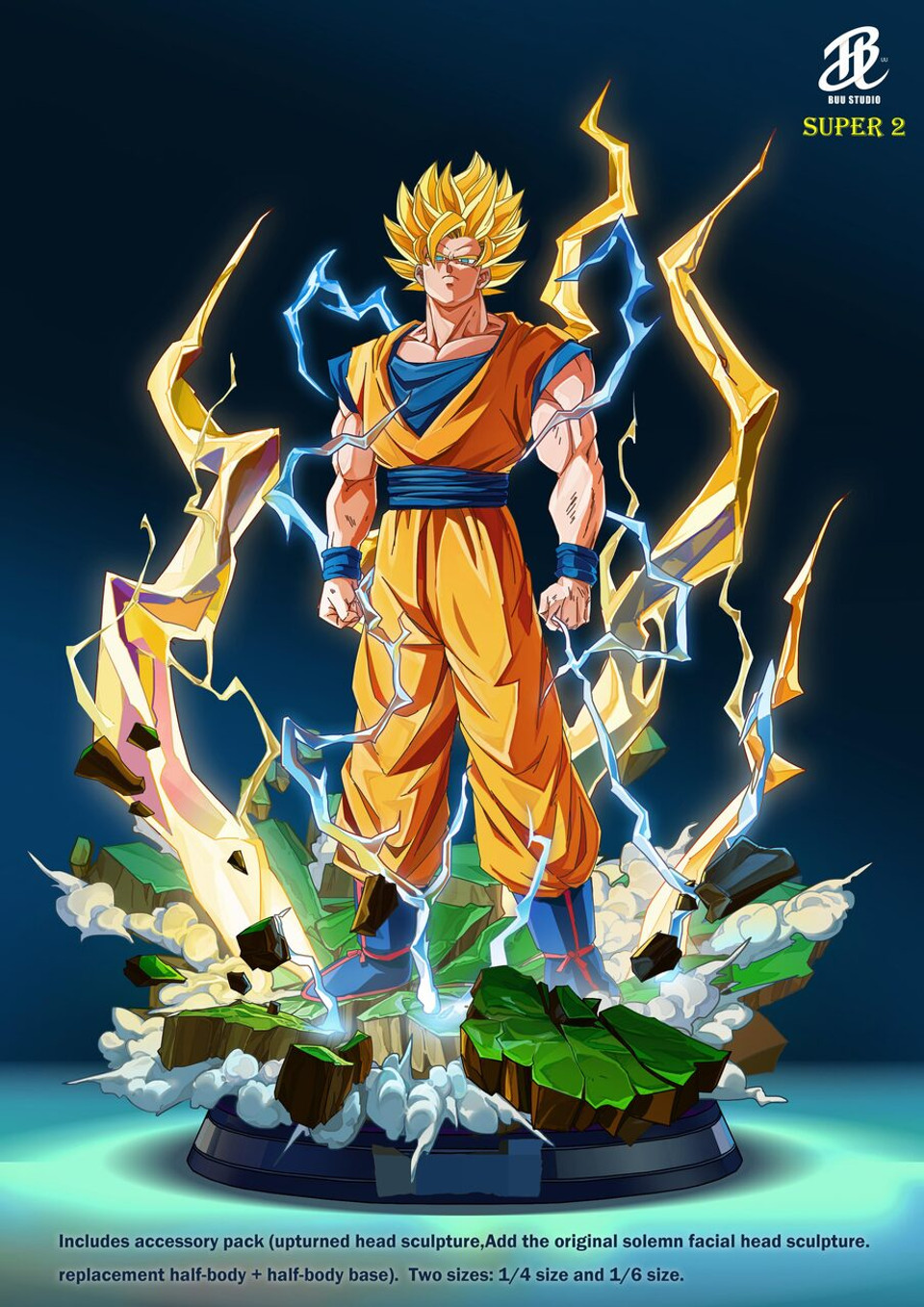 【Pre-sale】1/6 and 1/4 Scale SSJ2 GOKU-BUU Studio