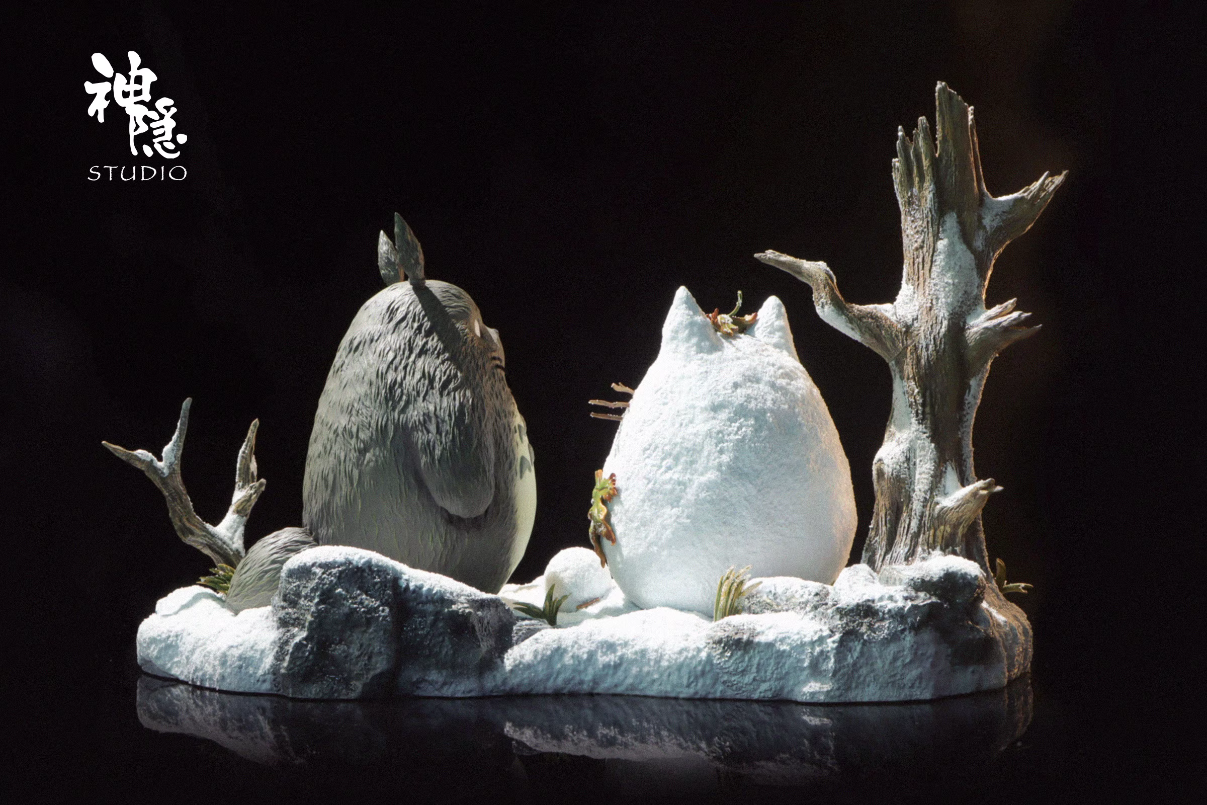 【Pre-sale】1/6 Scale Totoro play in the snowfield-Studio Ghibli-ShenYin Studio