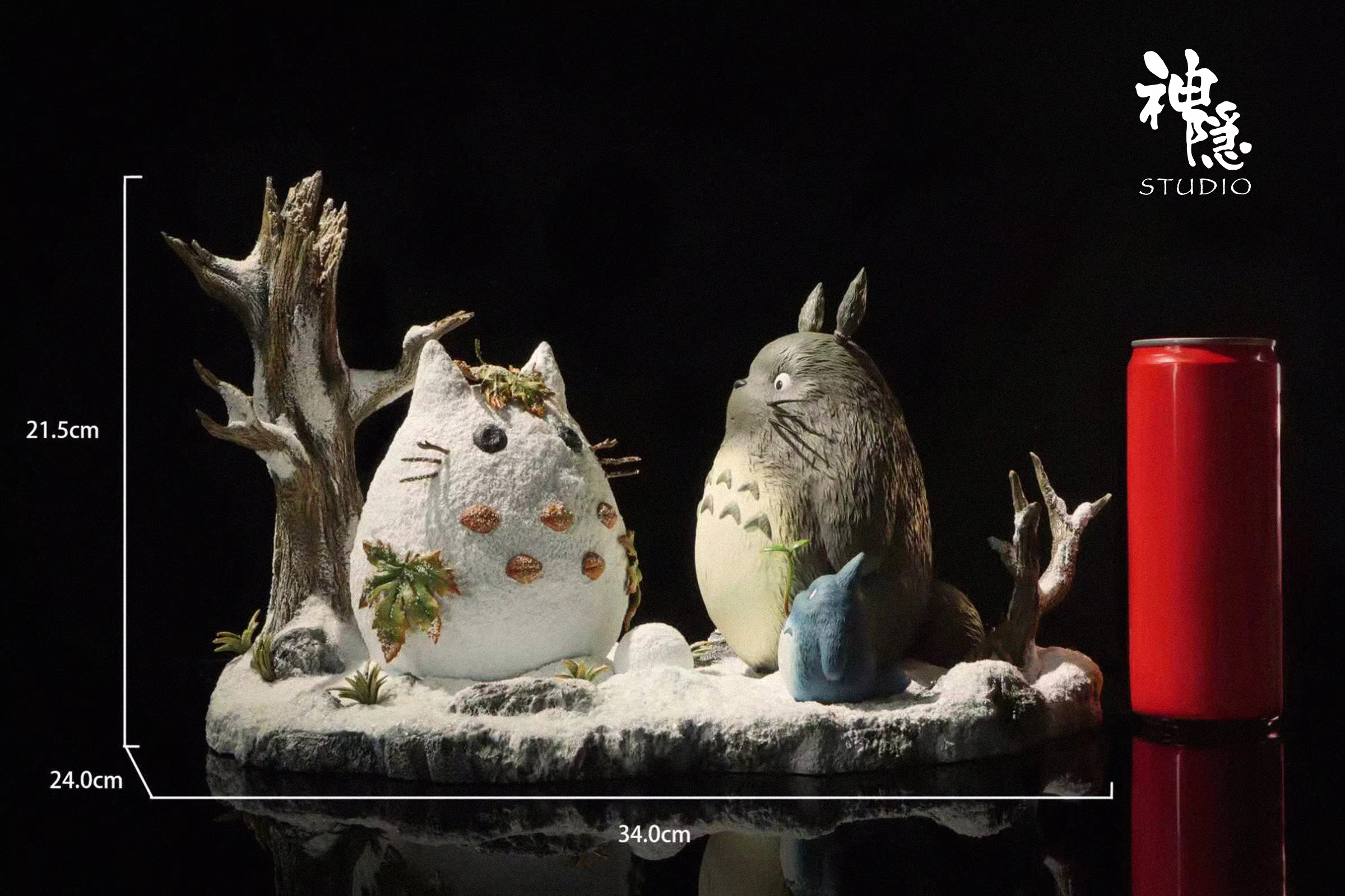 【Pre-sale】1/6 Scale Totoro play in the snowfield-Studio Ghibli-ShenYin Studio