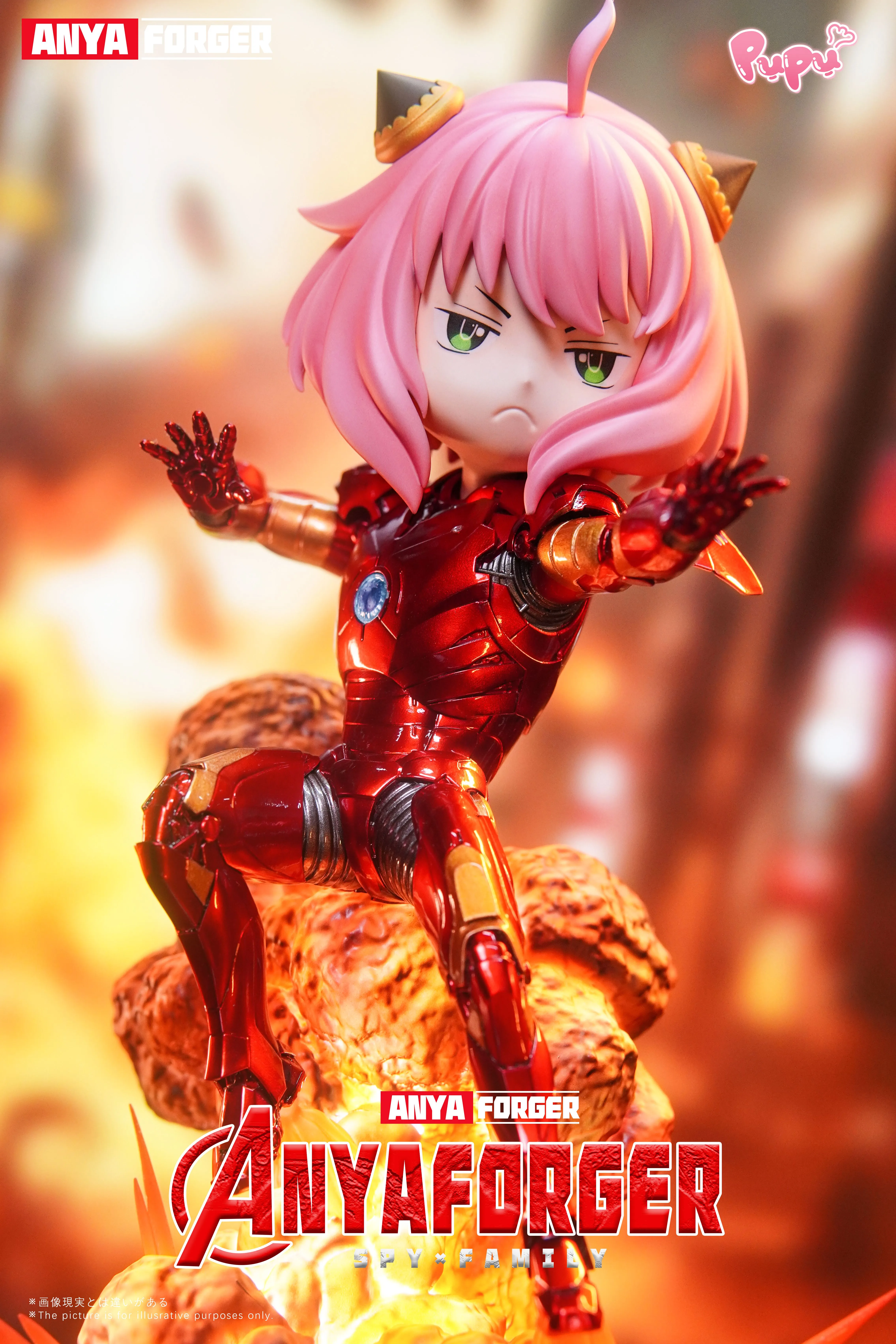 【Pre-sale】01 Anya cos Iron Man-PuPu Studio