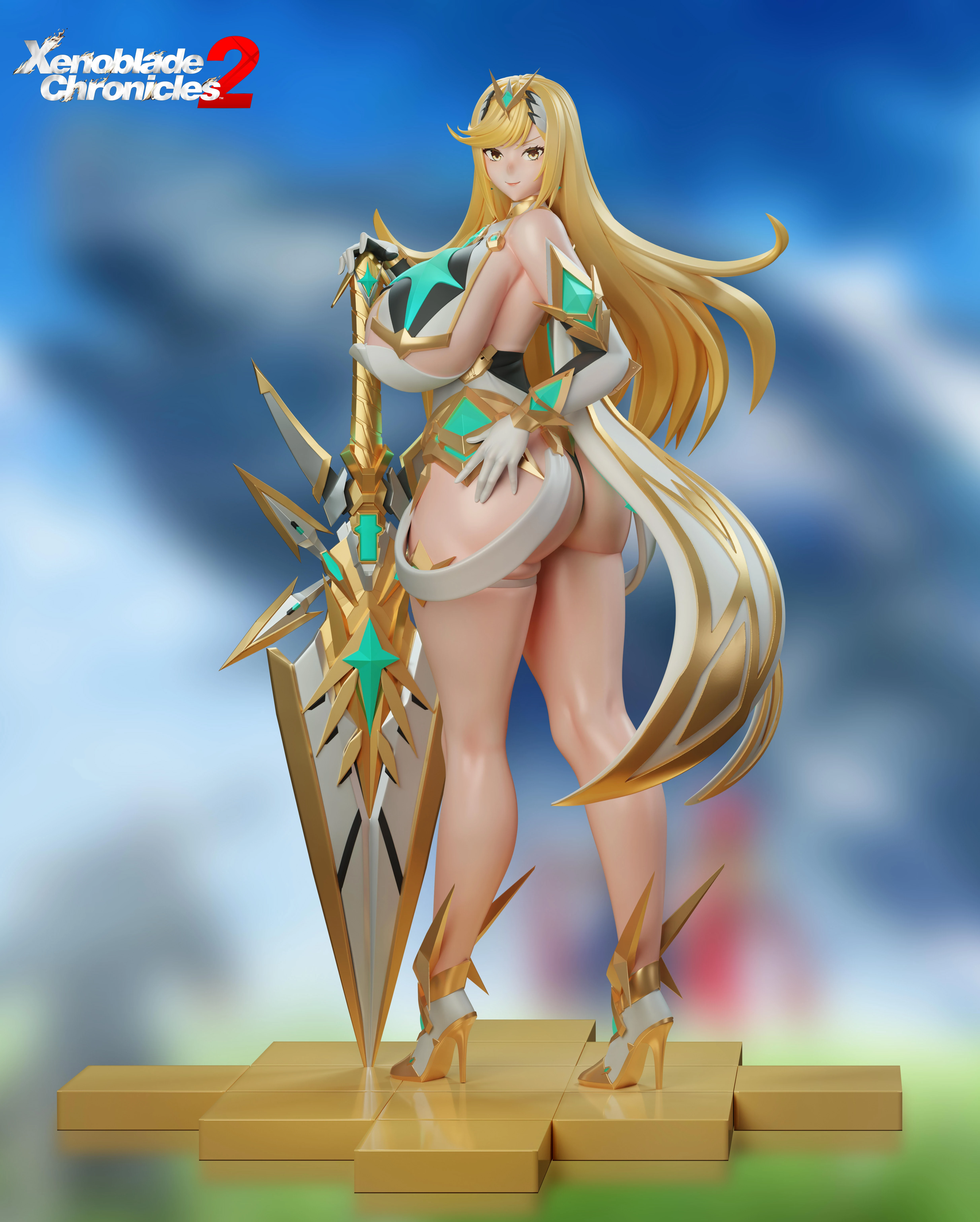 【Pre-sale】1/6 Scale Mythra and Pyra-Xenoblade Chronicles 2-BGA Studio