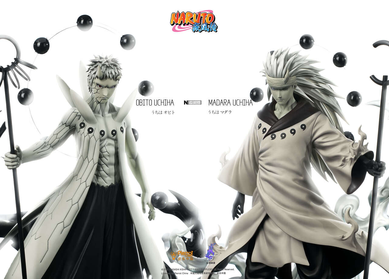 【Pre-sale】1/6 Scale Uchiha Madara and Uchiha Obito Licensed-PickStar Studio